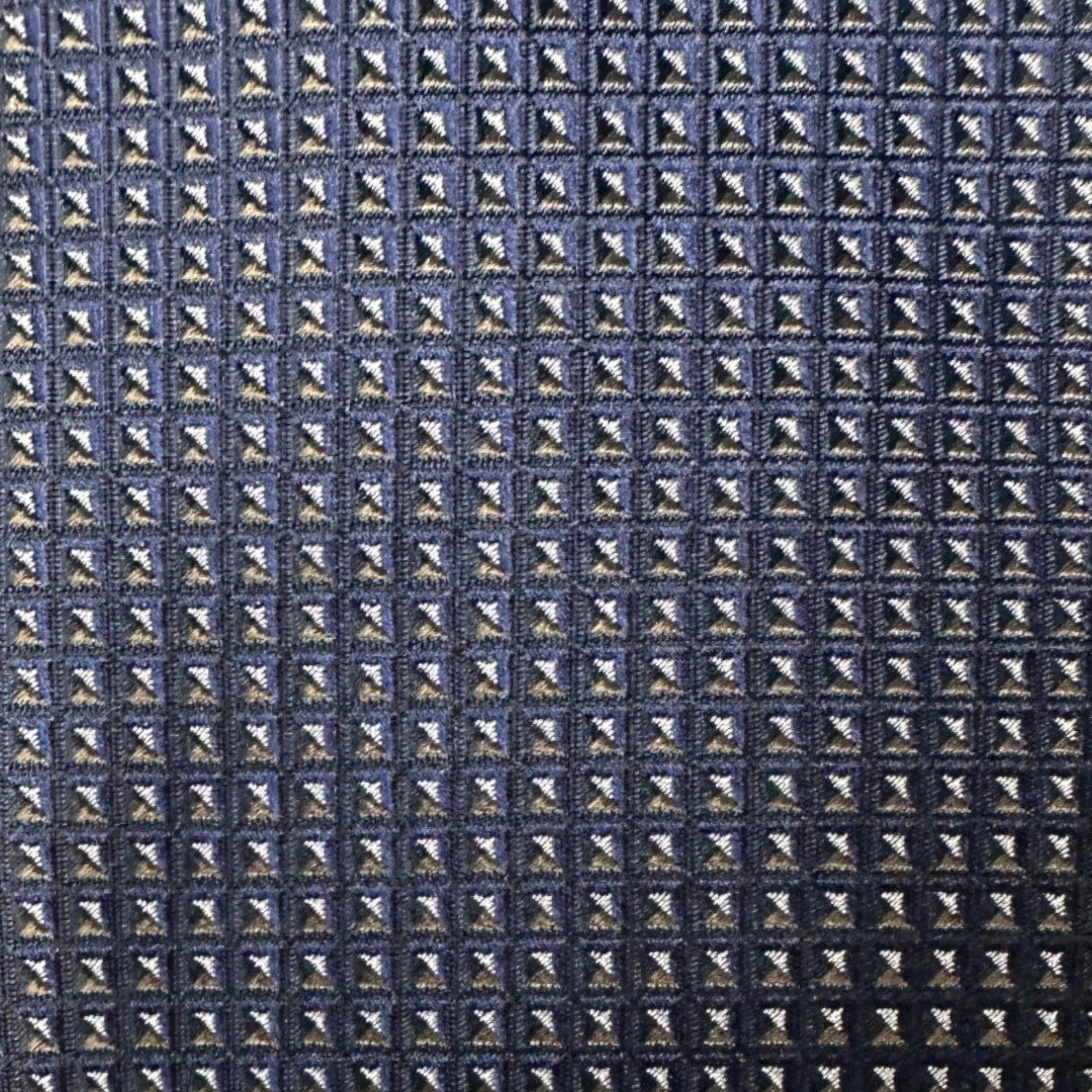 HENRY SARTORIAL X CANTINI Silk Woven Tie BLACK - Henry Bucks