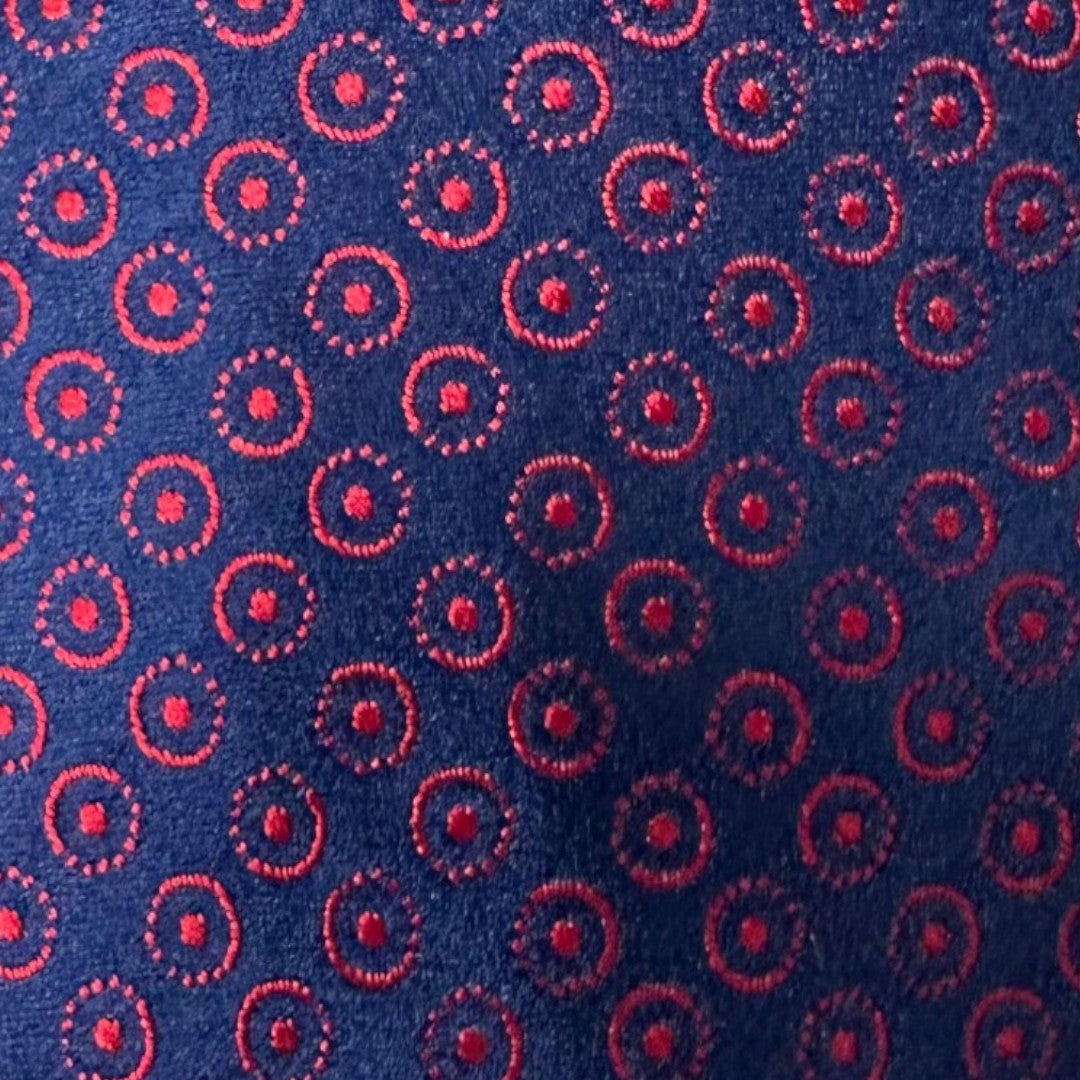 HENRY SARTORIAL X CANTINI Silk Woven Tie RED - Henry Bucks