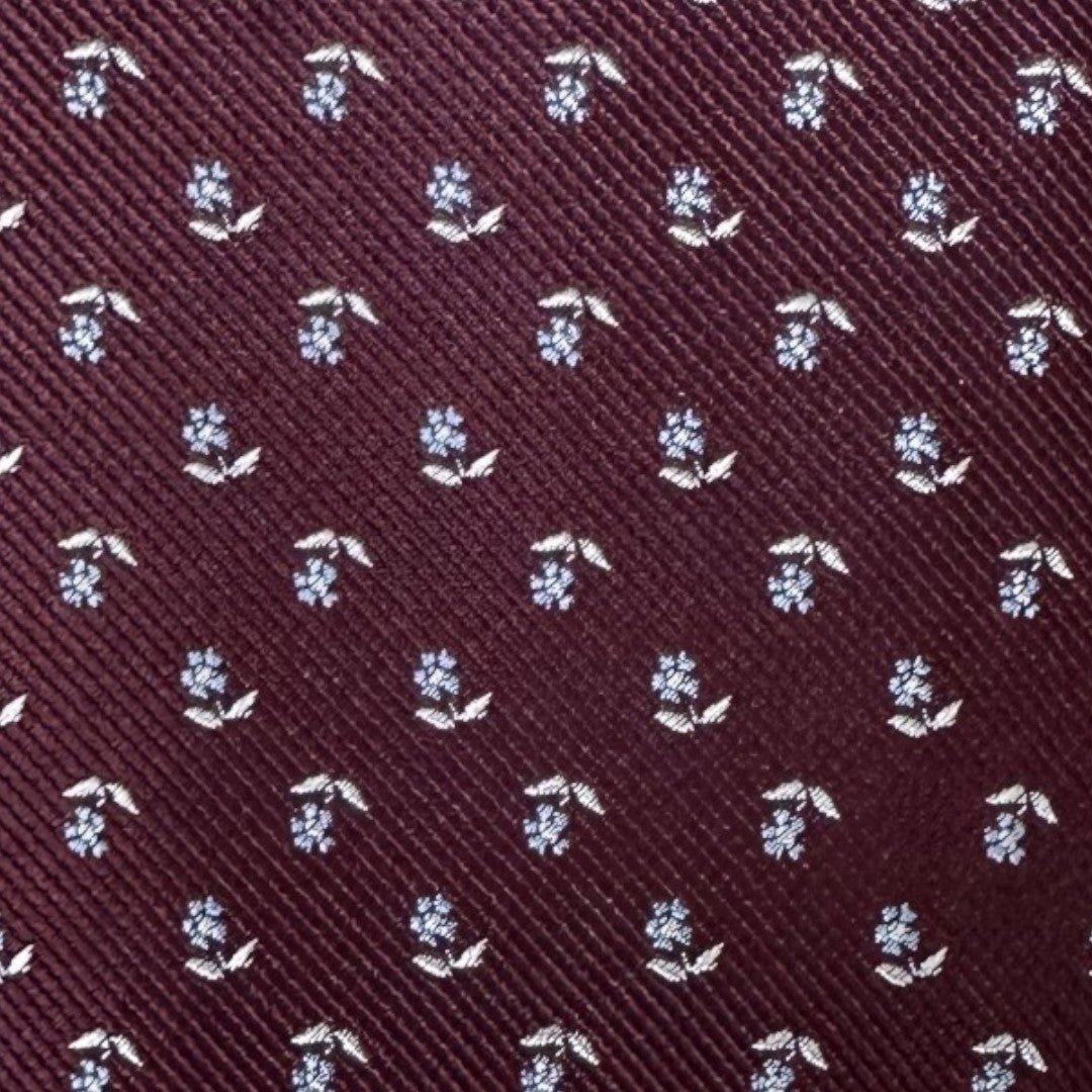 HENRY SARTORIAL X CANTINI Silk Woven Tie RED - Henry Bucks