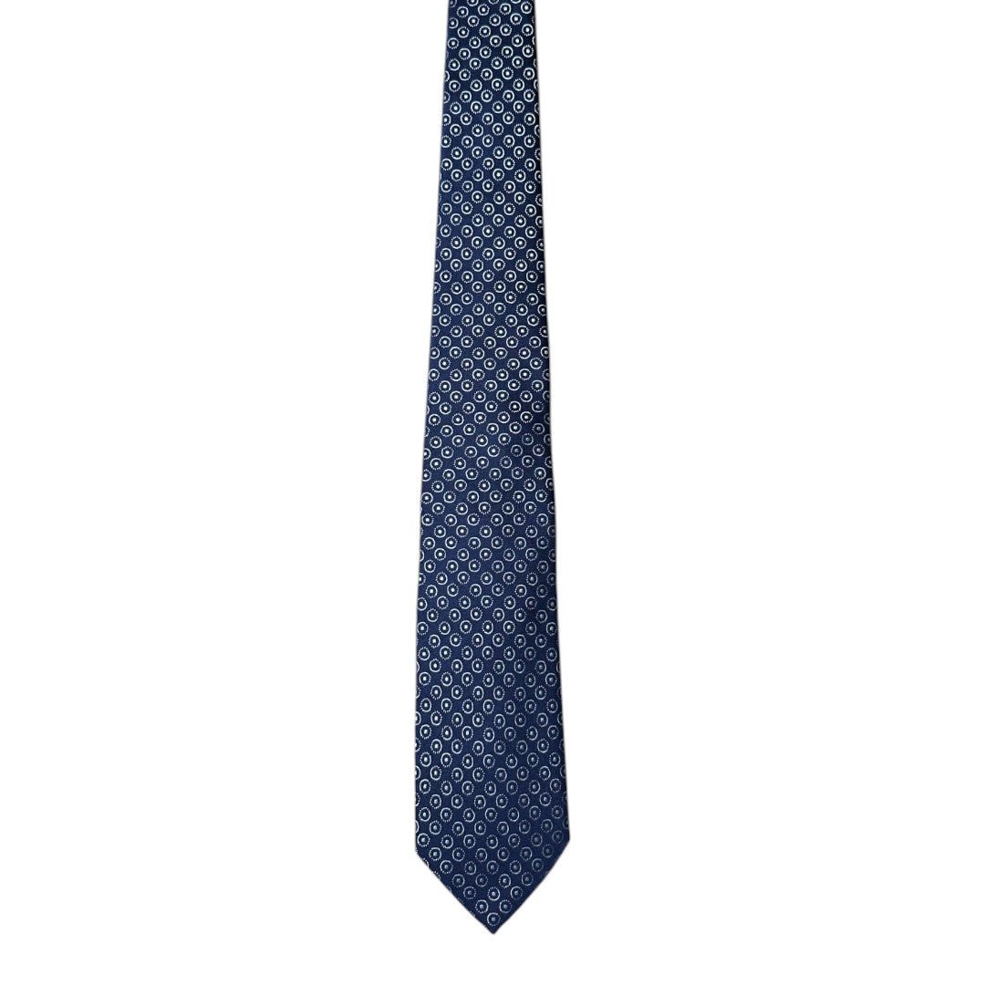 HENRY SARTORIAL X CANTINI Silk Woven Tie SKY - Henry Bucks