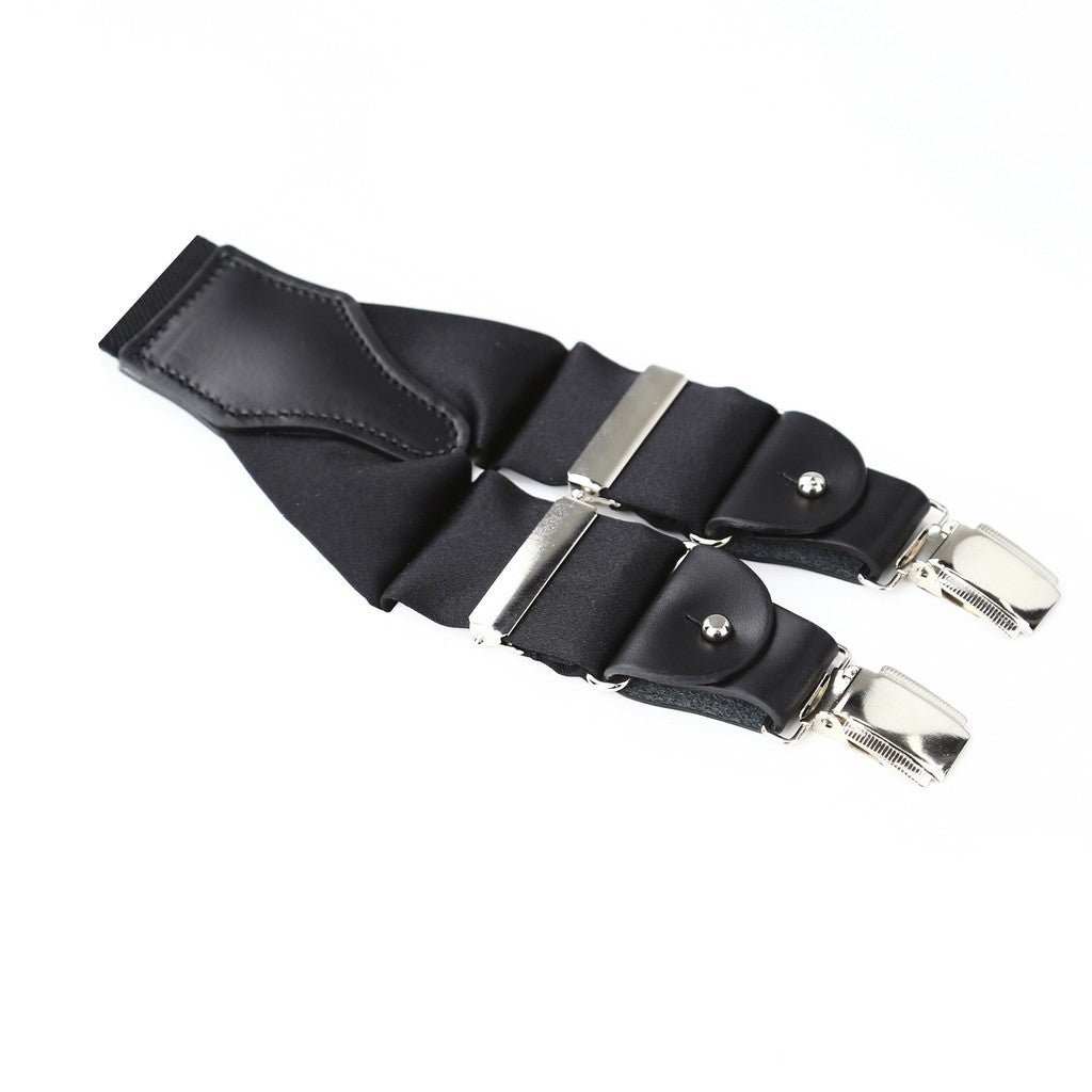 HENRY SARTORIAL X CANTINI Suspenders BLACK - Henry Bucks