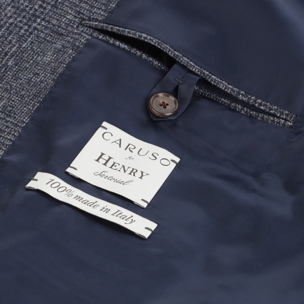 HENRY SARTORIAL X CARUSO 100% Wool Business Suit GREY LG - Henry Bucks