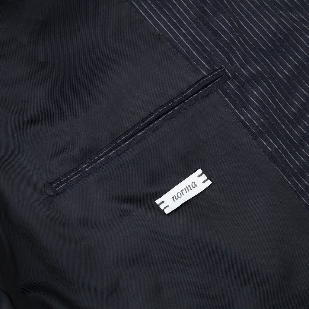 HENRY SARTORIAL x CARUSO Drago Virgin Wool Suit NAVY REG - Henry Bucks
