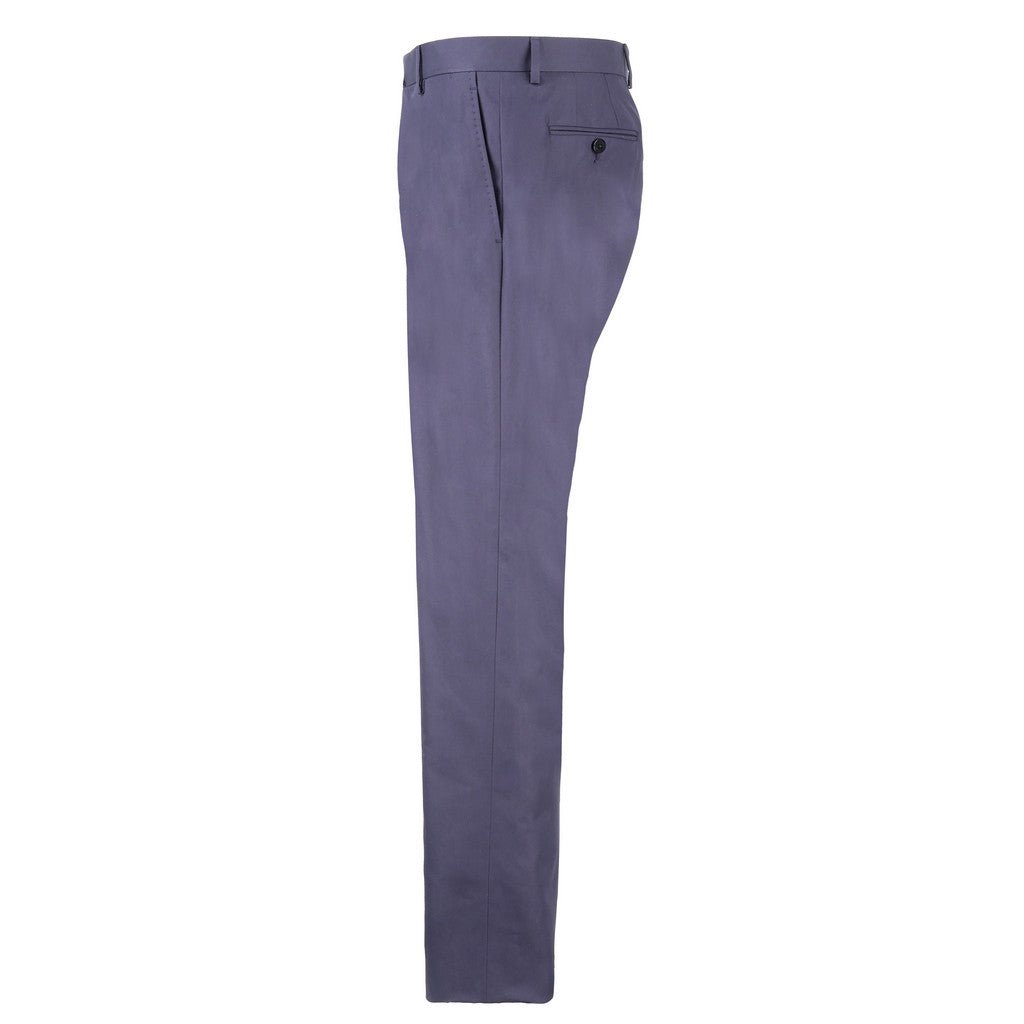 HENRY SARTORIAL X CARUSO E.Thomas Cotton Trousers NAVY REG - Henry Bucks