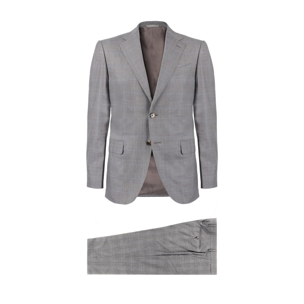 HENRY SARTORIAL x CARUSO Lana Wool Business Suit GREY - Henry Bucks