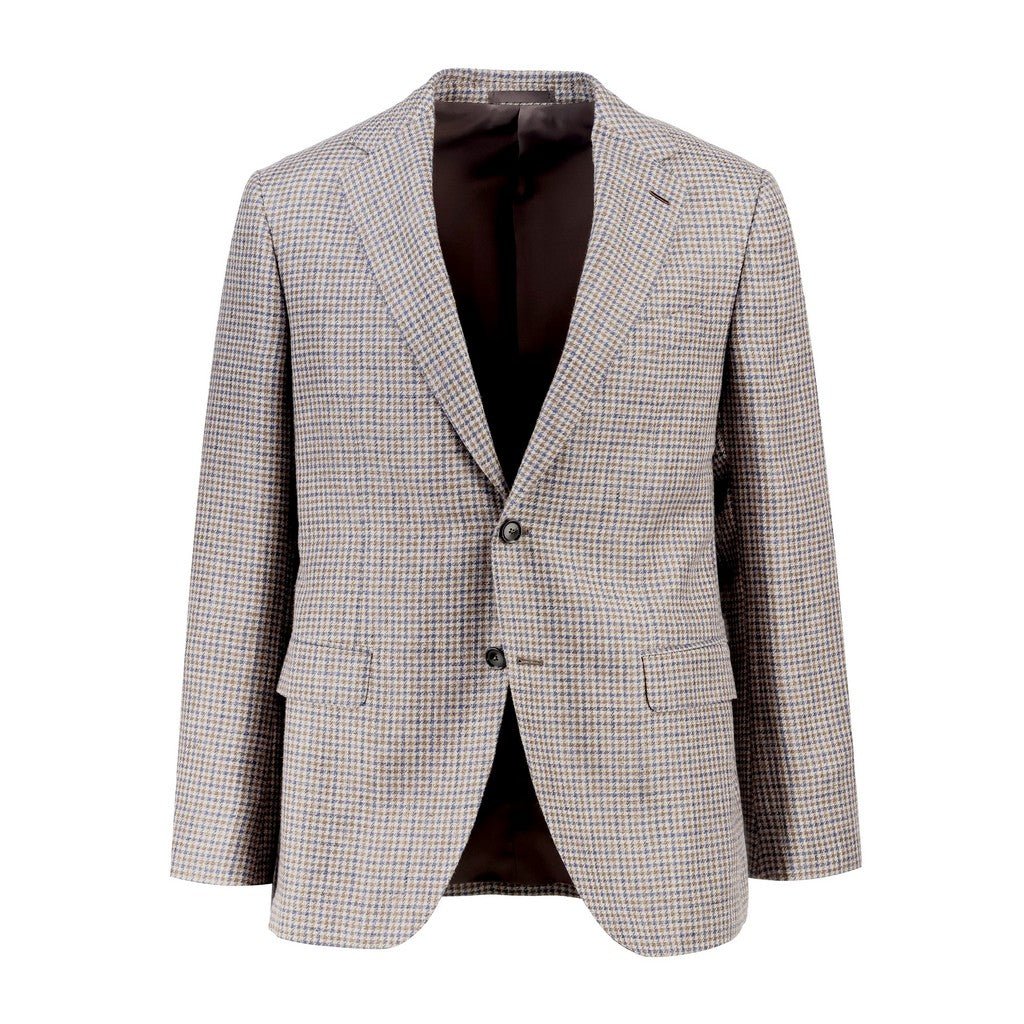 HENRY SARTORIAL x CARUSO Linen Wool Blazer NAVY REG - Henry Bucks