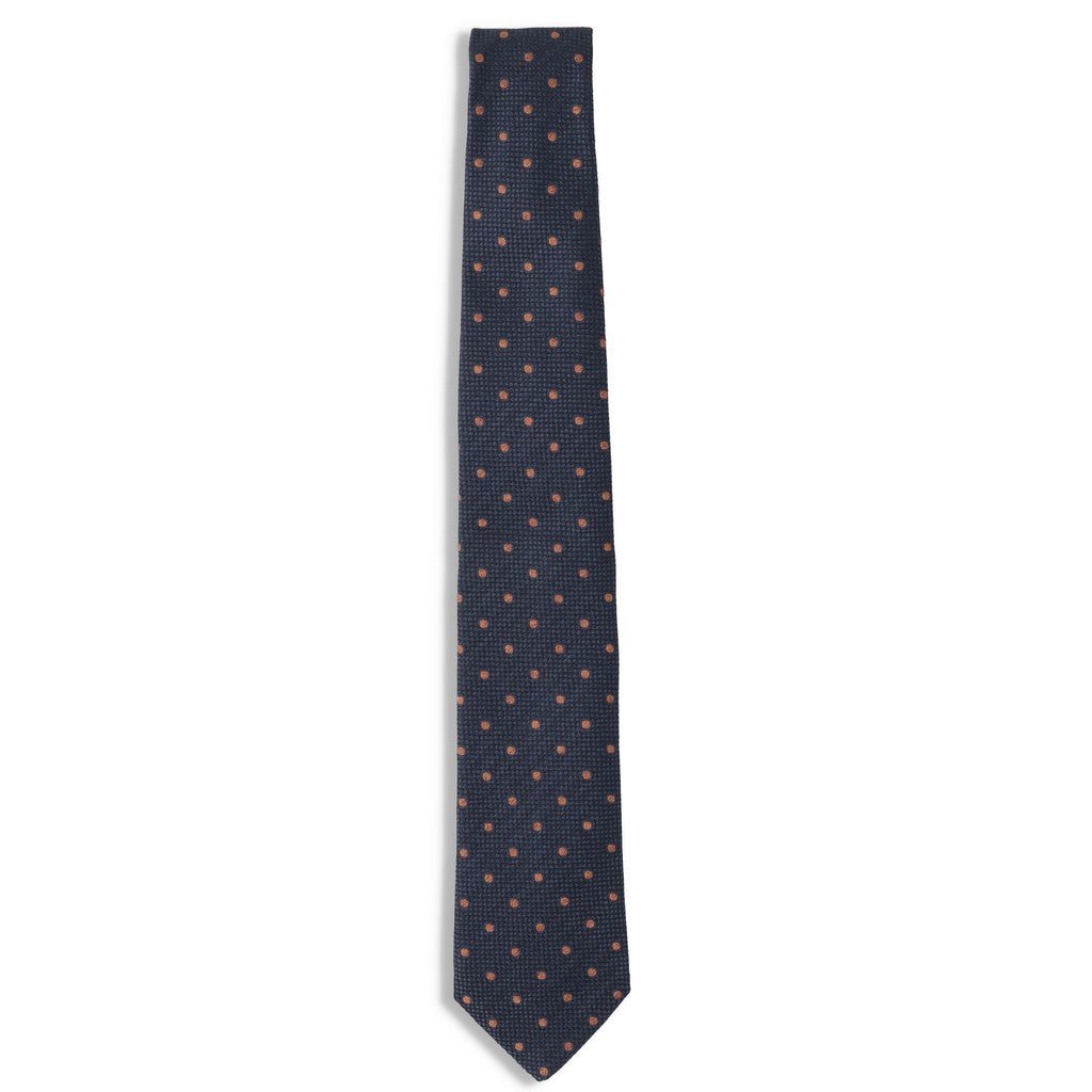 HENRY SARTORIAL X FLORENCE Dotted Tie NAVY MULTI - Henry Bucks