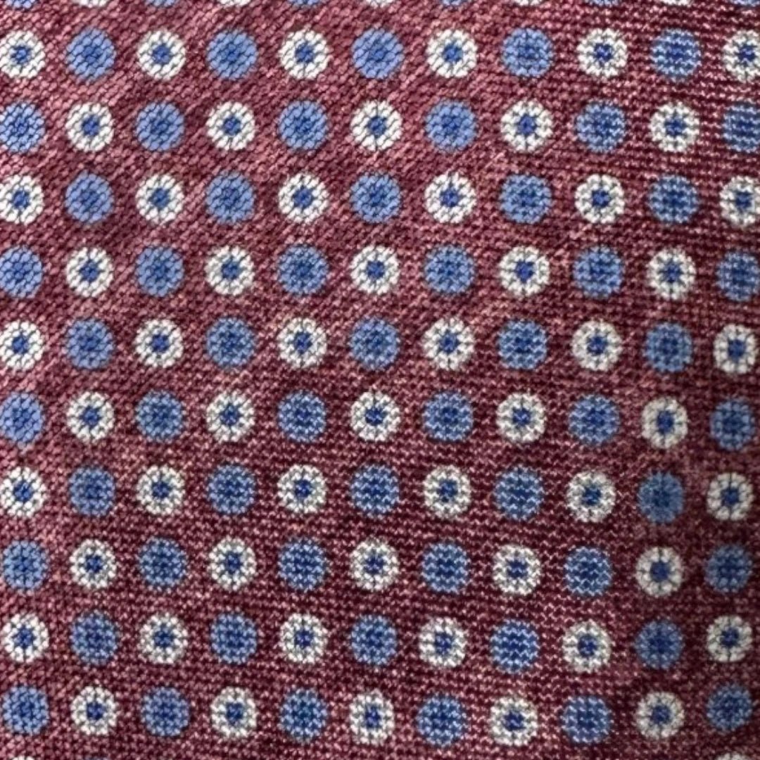 HENRY SARTORIAL X FLORENCE STYLE Panama Silk Tie RED - Henry Bucks
