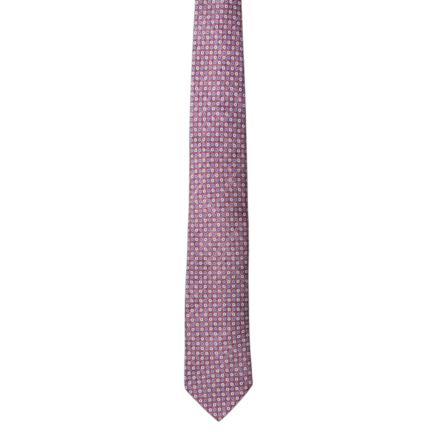 HENRY SARTORIAL X FLORENCE STYLE Panama Silk Tie RED - Henry Bucks