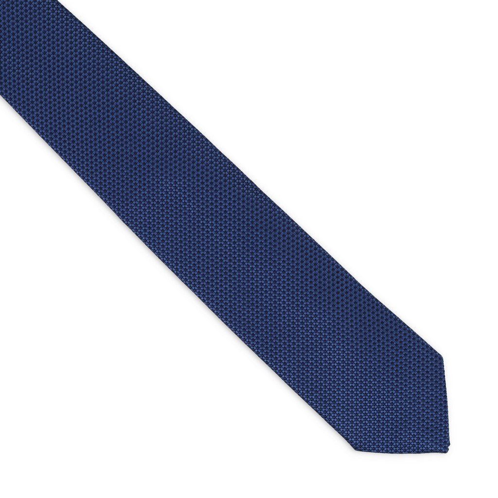 HENRY SARTORIAL x FLORENCE STYLE Plain Tie MID BLUE - Henry Bucks