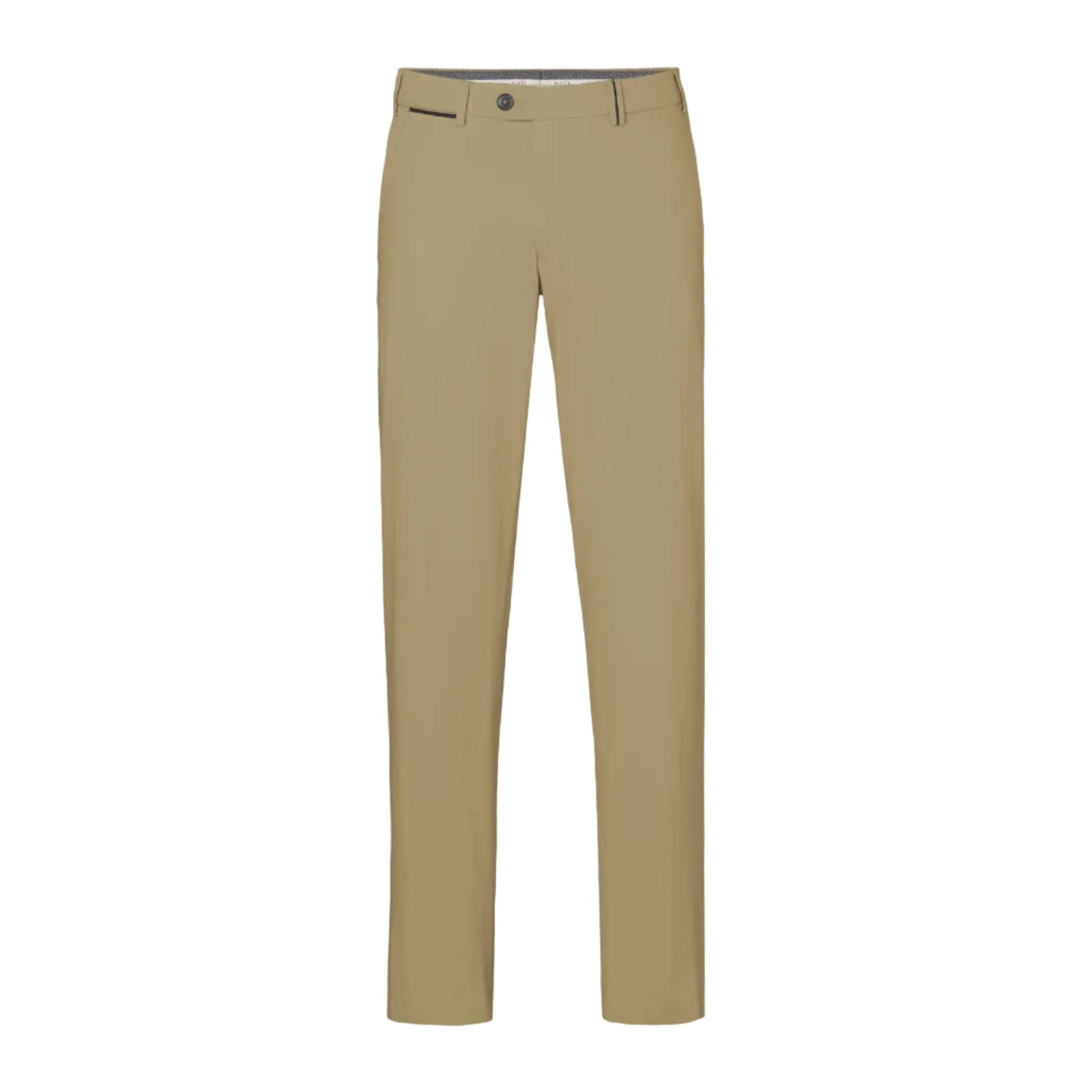 HENRY SARTORIAL X HILTL Peaker S Flat Front Business Chino BEIGE - Henry Bucks