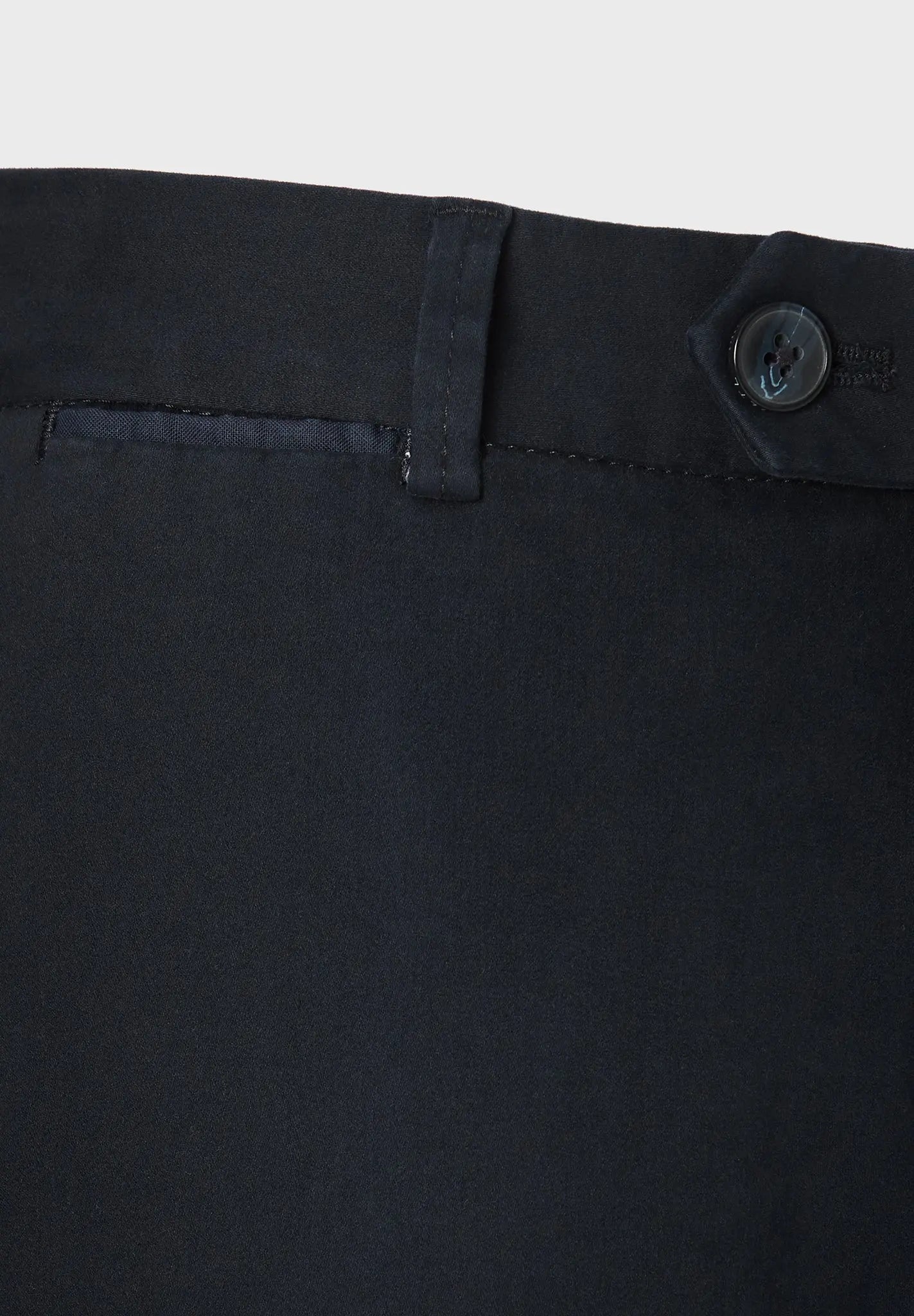 HENRY SARTORIAL X HILTL Peaker S Flat Front Business Chino NAVY - Henry Bucks