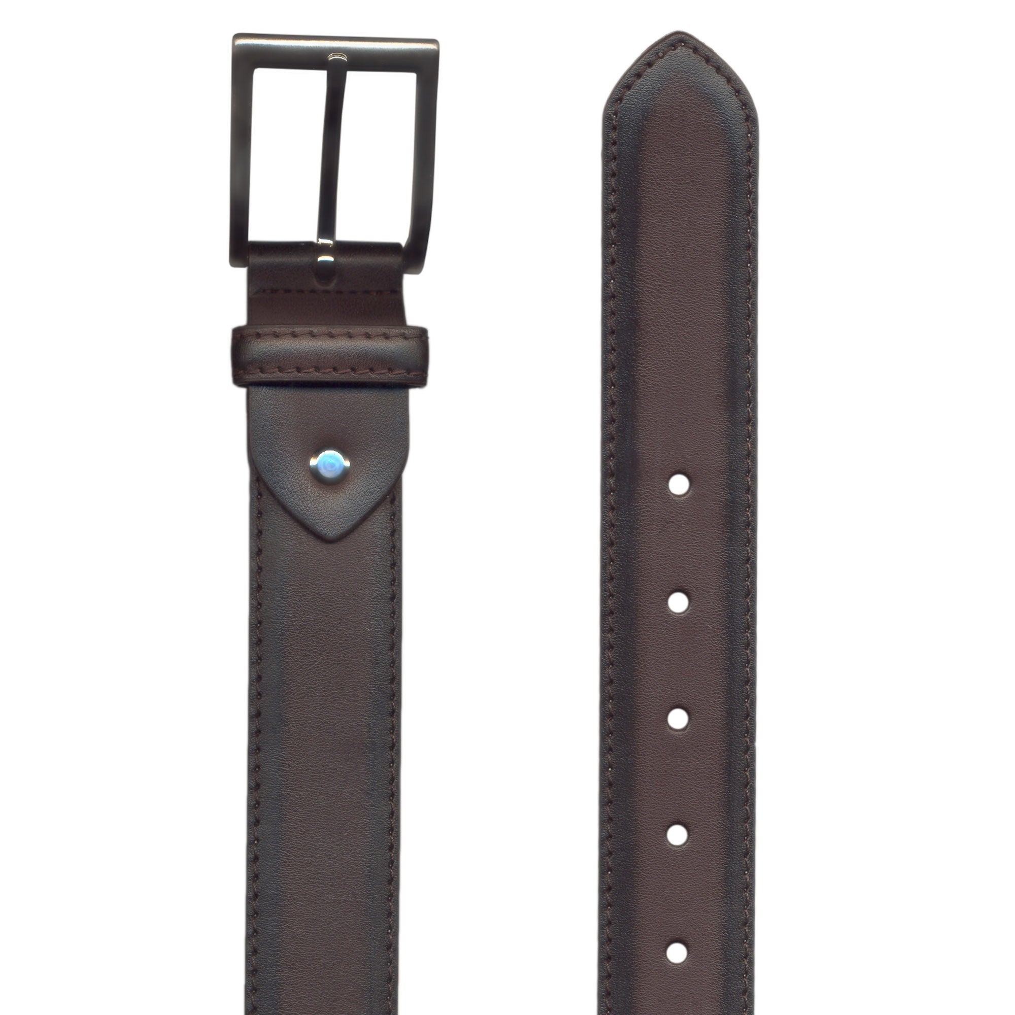HENRY SARTORIAL x LEYVA Calf Leather Belt BROWN - Henry BucksBelts35BSR0002 - BROWN - 34"