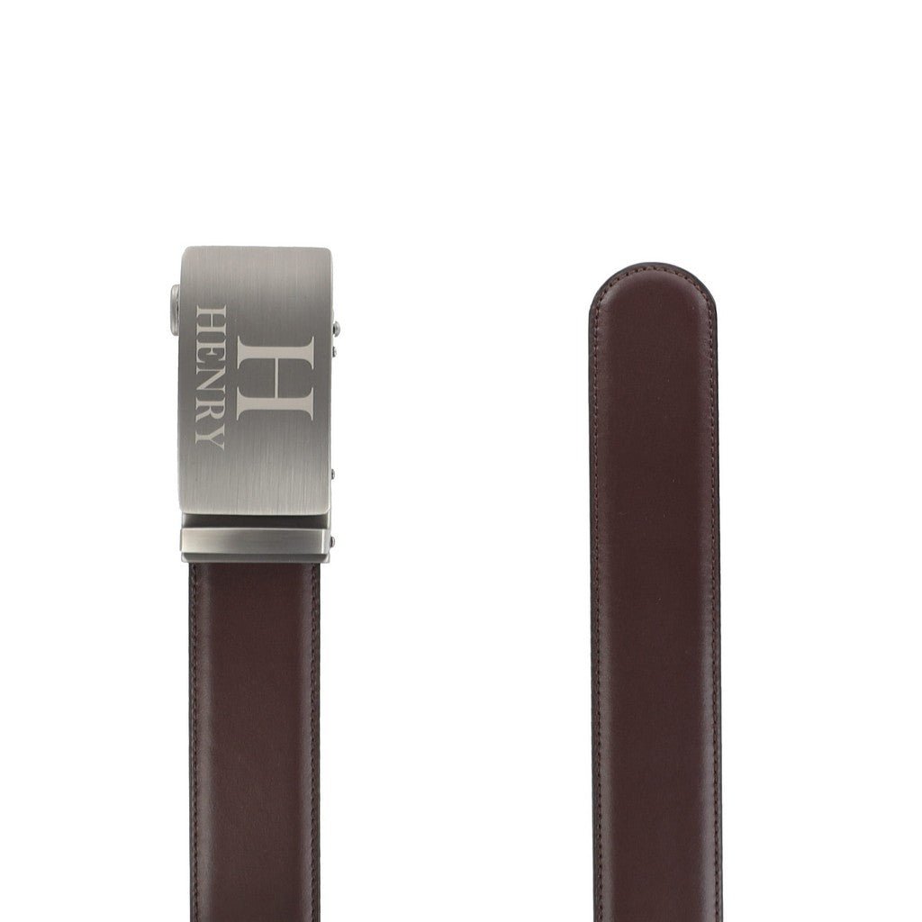 HENRY Self Adjustable Belt Box DARK BROWN - Henry Bucks
