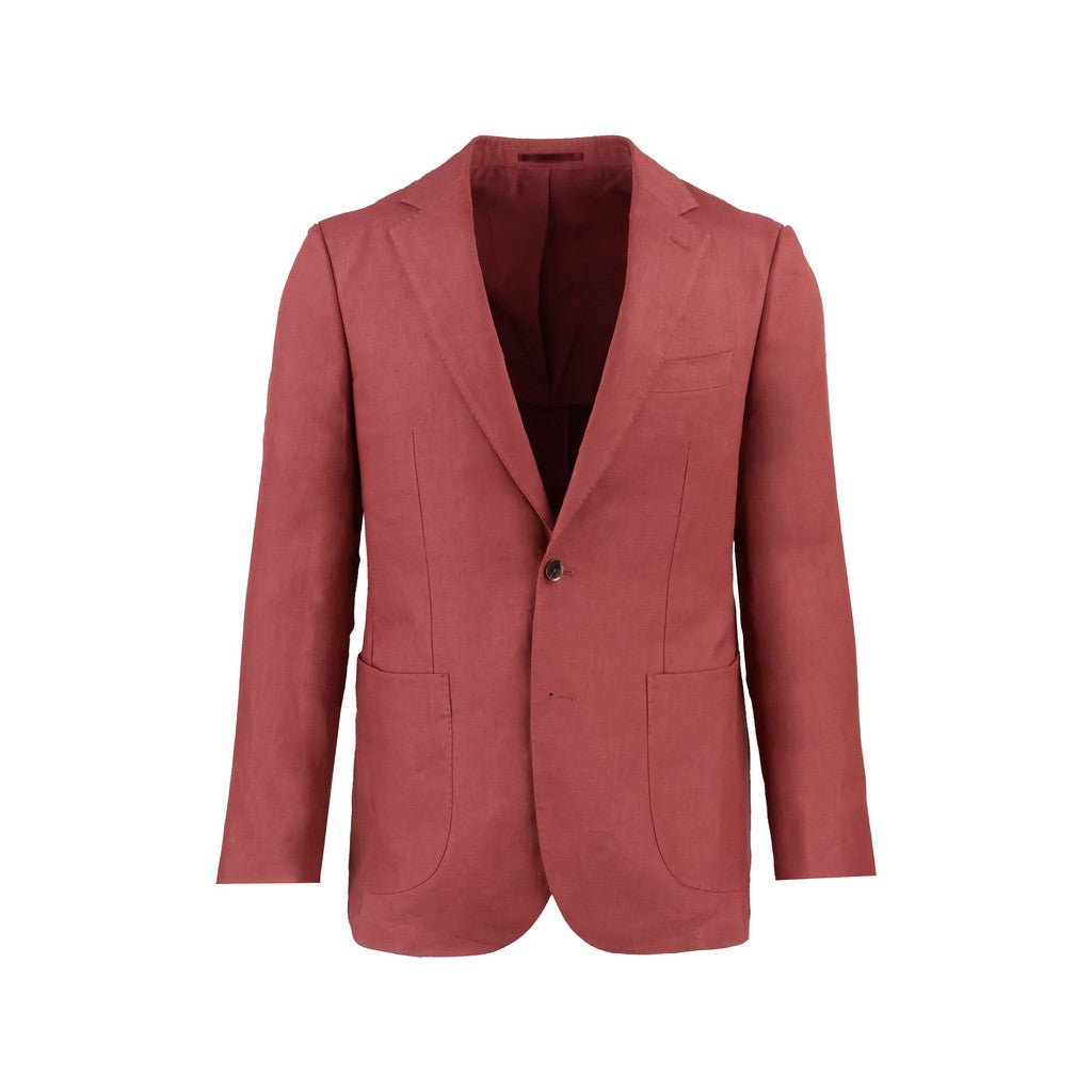HENRY Unstructured Linen Jacket CINNAMON - Henry Bucks