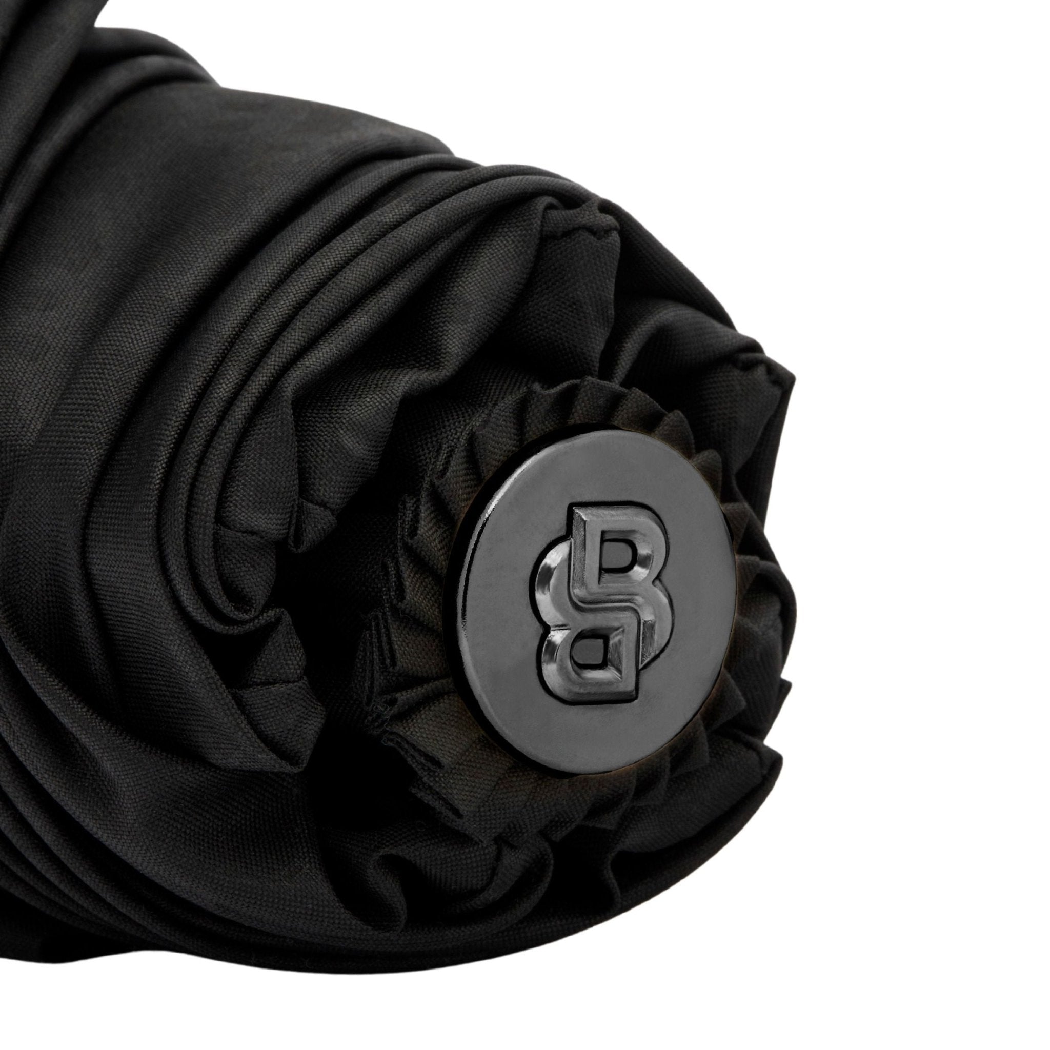 HUGO BOSS Pocket Umbrella BLACK & GUN - Henry Bucks