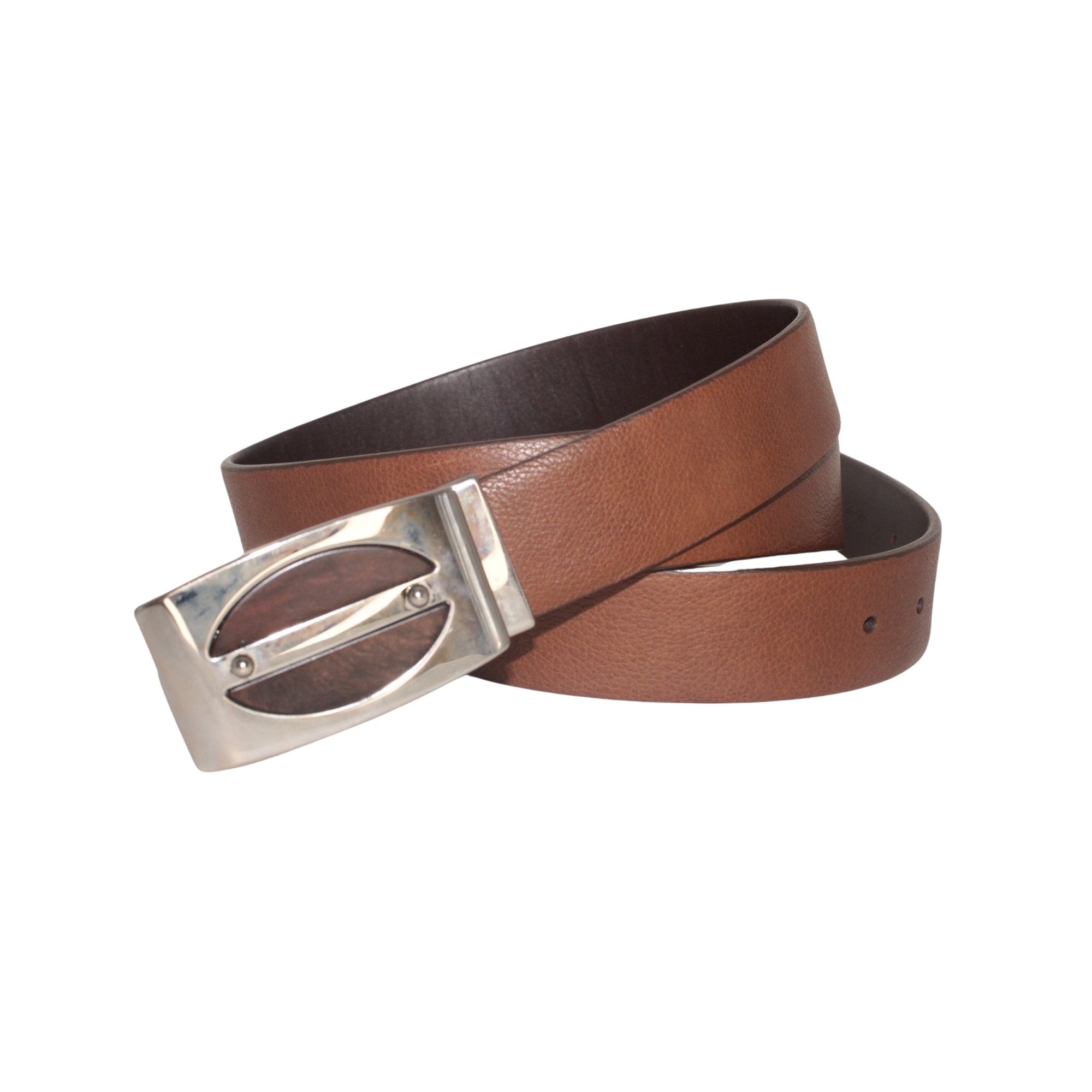 LEYVA Cow Leather Belt BROWN - Henry BucksBelts69AW240033 - BROWN - 40"