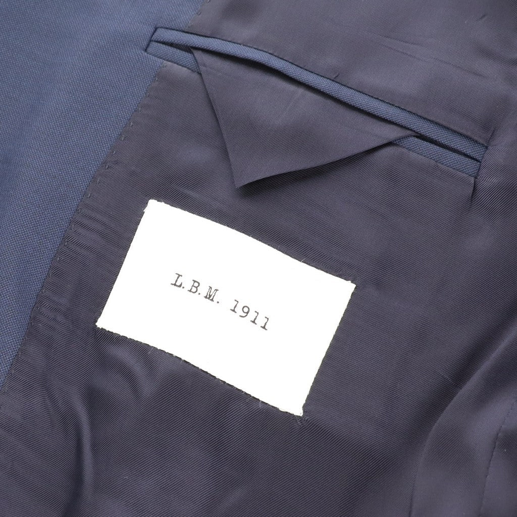 LUBIAM 1911 Wool Single Breasted Notch Suit NAVY - Henry Bucks