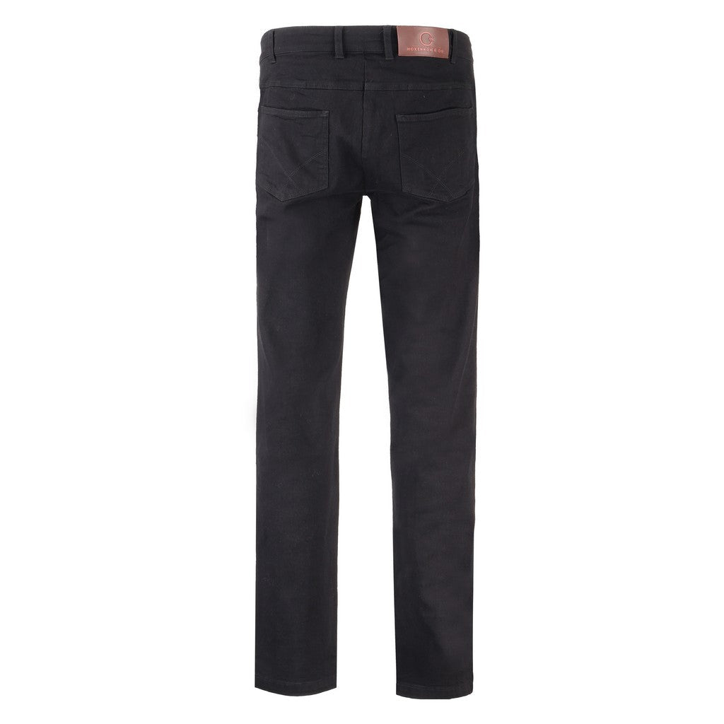 MCKINNON 5 Pocket Cotton Jeans BLACK - Henry Bucks