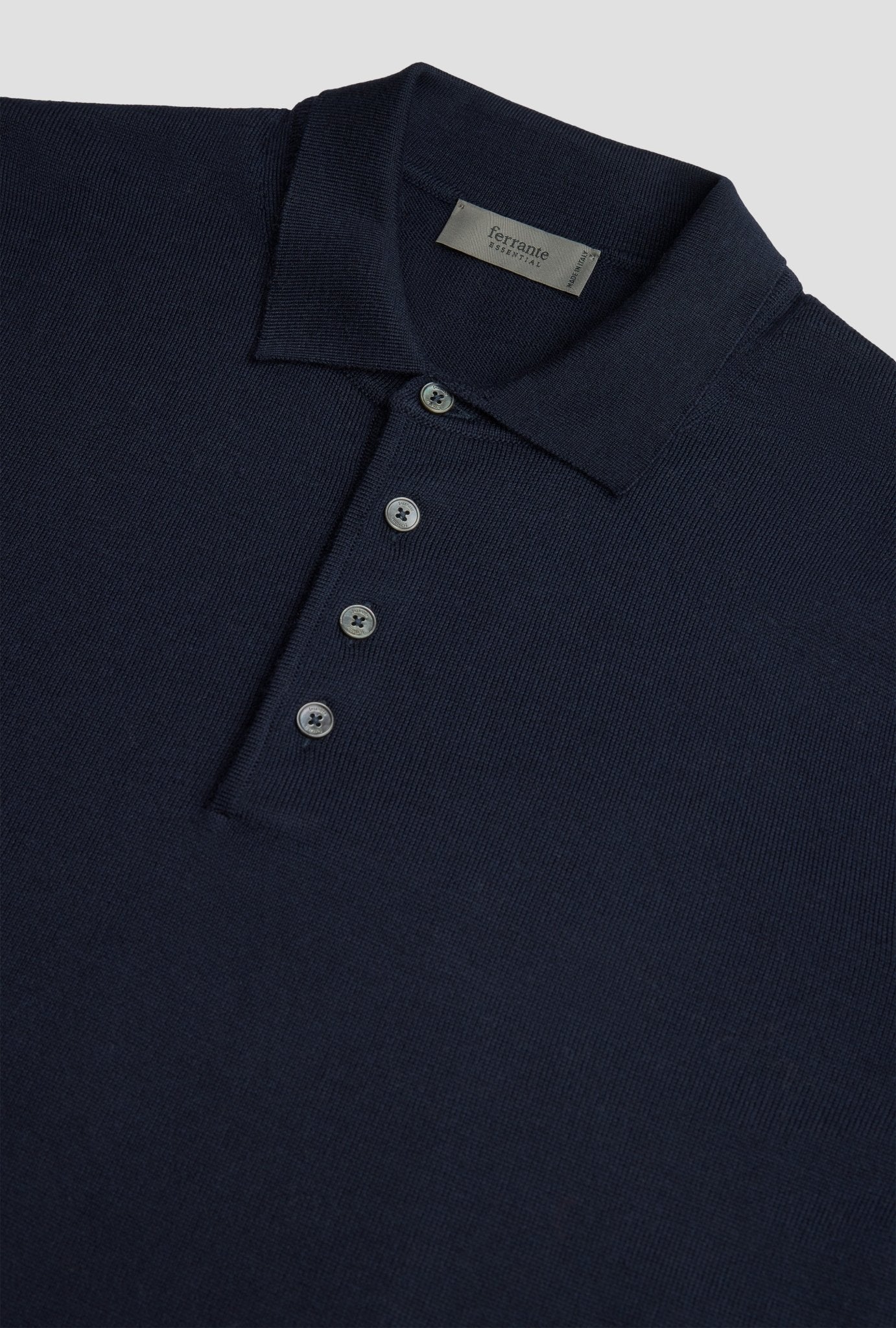 MCKINNON & CO X FERRANTE Merino Button Front NAVY - Henry Bucks
