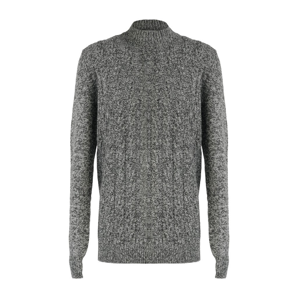 MCKINNON & CO X FERRANTE Turtle Neck Cardigan CHARCOAL - Henry Bucks