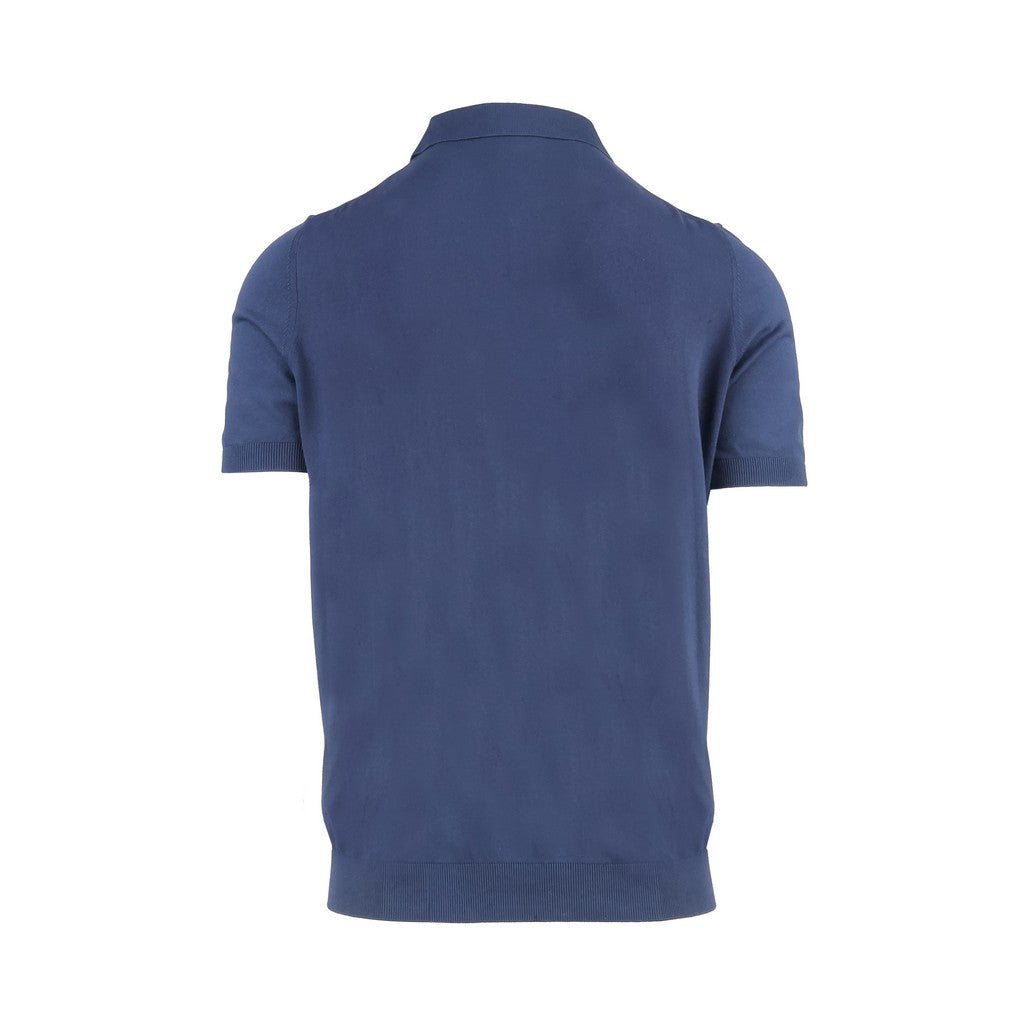 McKINNON & CO X FERRANTE Zip Front Polo NAVY - Henry Bucks