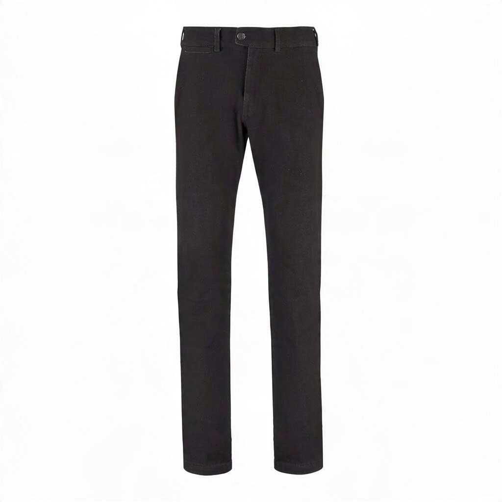 MCKINNON Straight Leg Cotton Jeans BLACK