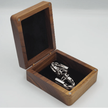 MENATI Double Merge Cufflinks BLACK/WHITE - Henry Bucks