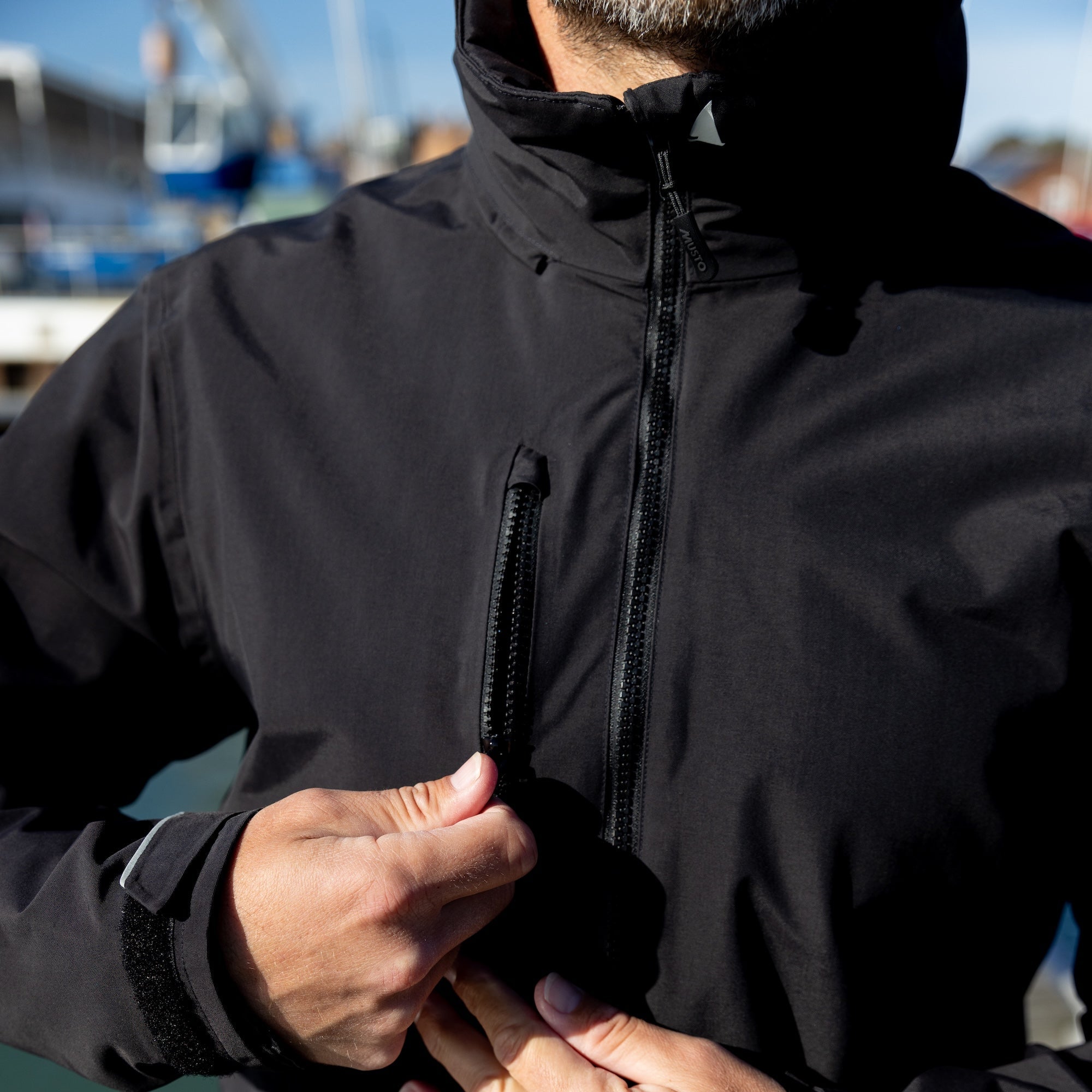 MUSTO BR1 Corsica Jacket BLACK (Online only*) - Henry Bucks