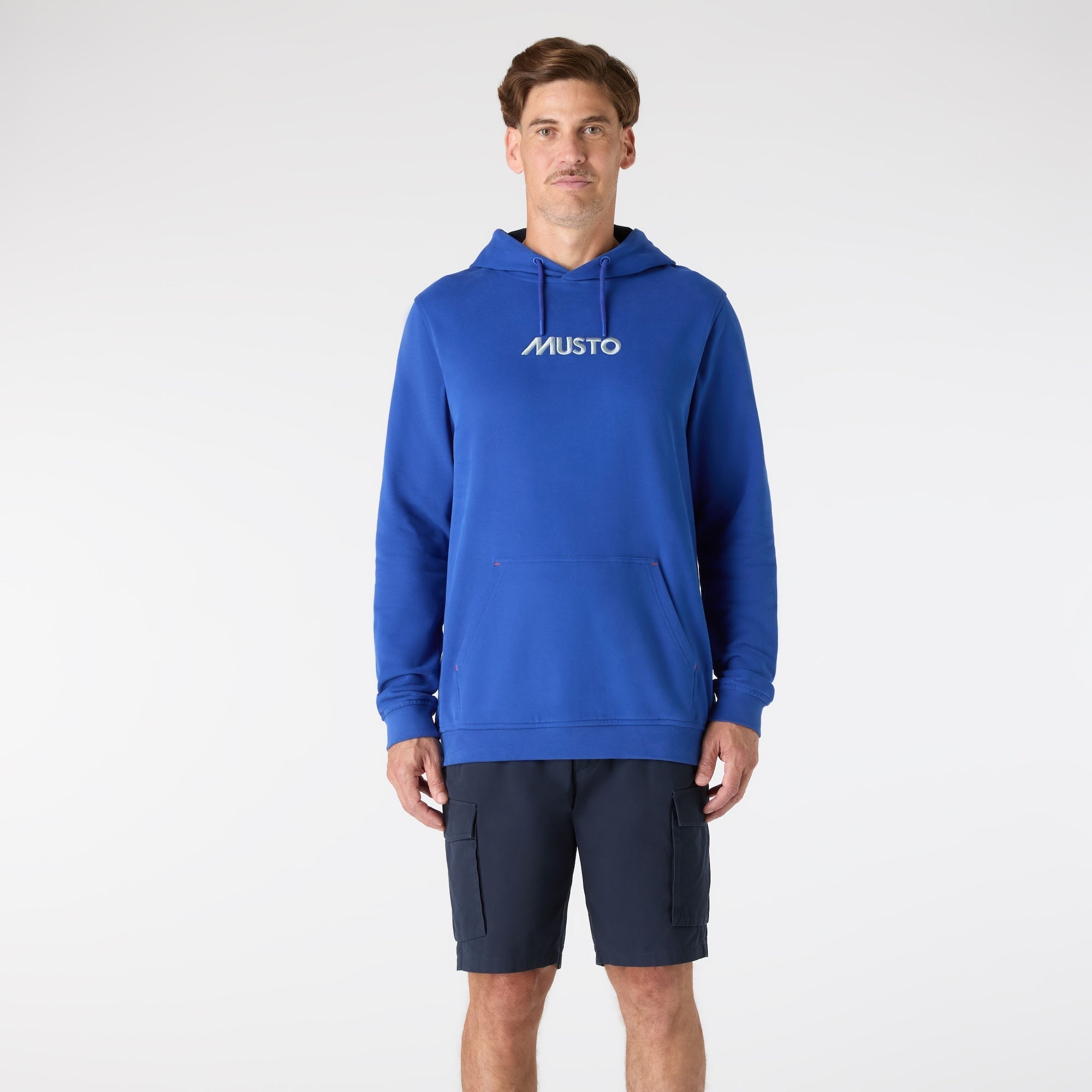 MUSTO Classic Hoodie MAZARINE BLUE (Online only*) - Henry Bucks