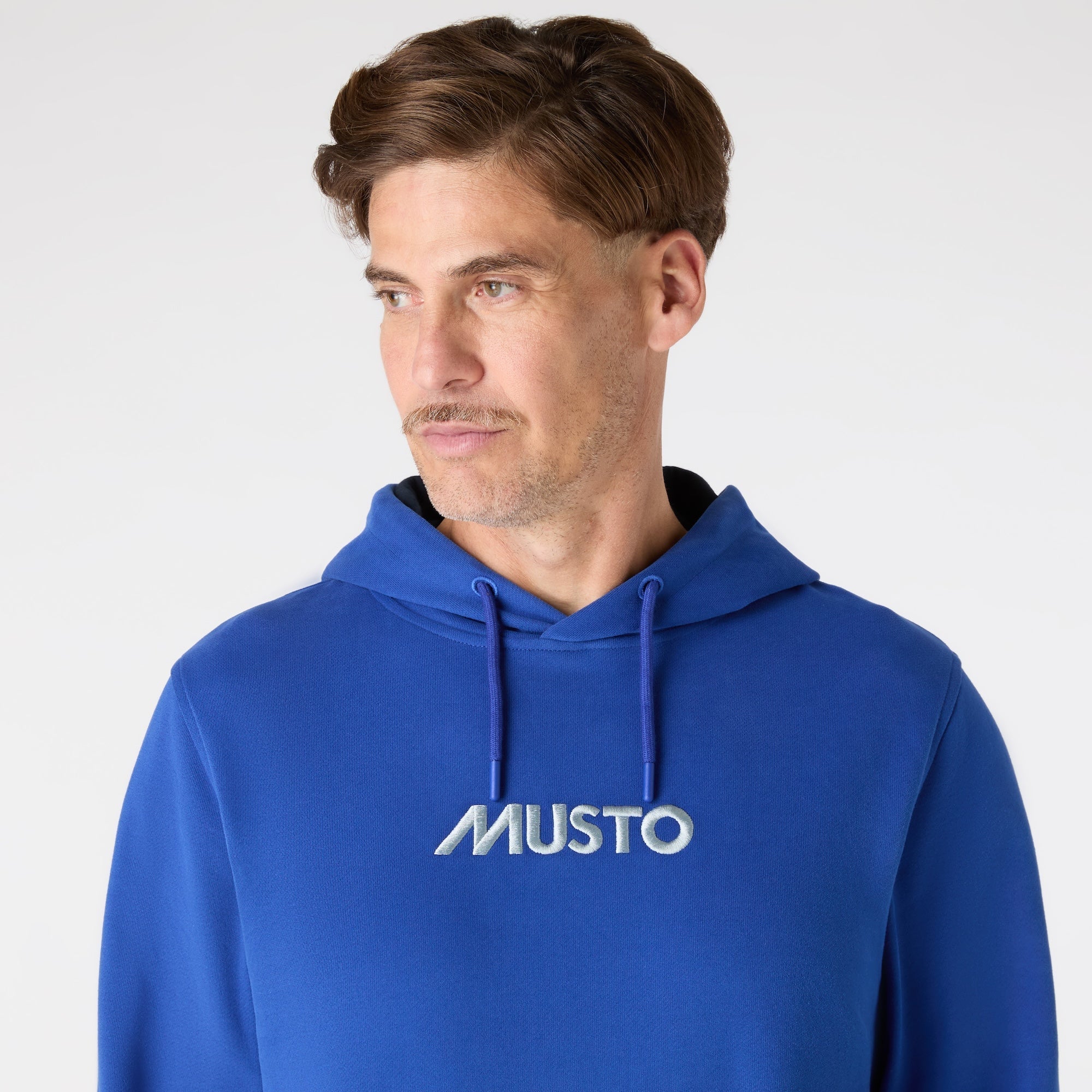 MUSTO Classic Hoodie MAZARINE BLUE (Online only*) - Henry Bucks