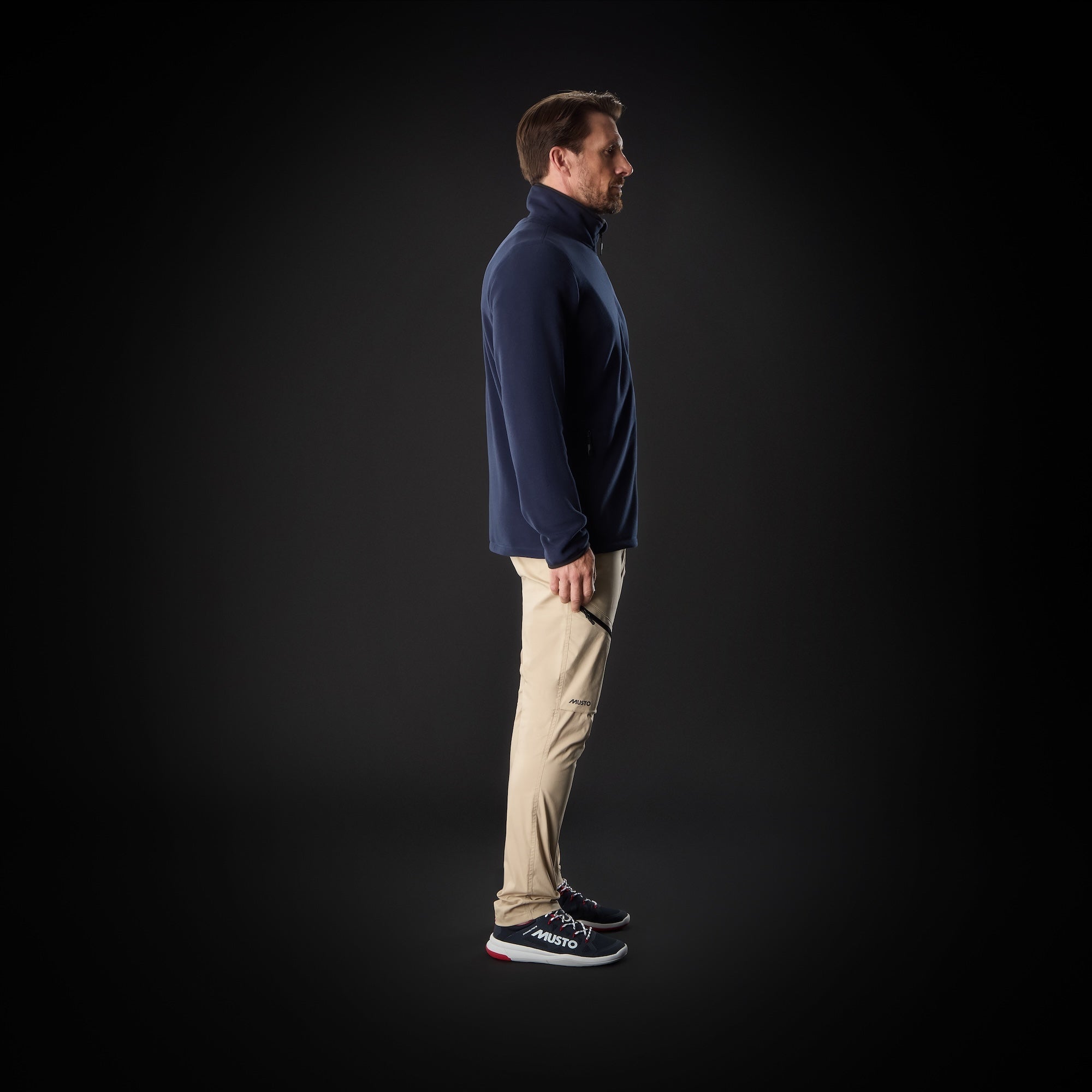 MUSTO Evo Polarteca® 200 Jacket NAVY (Online only*) - Henry Bucks