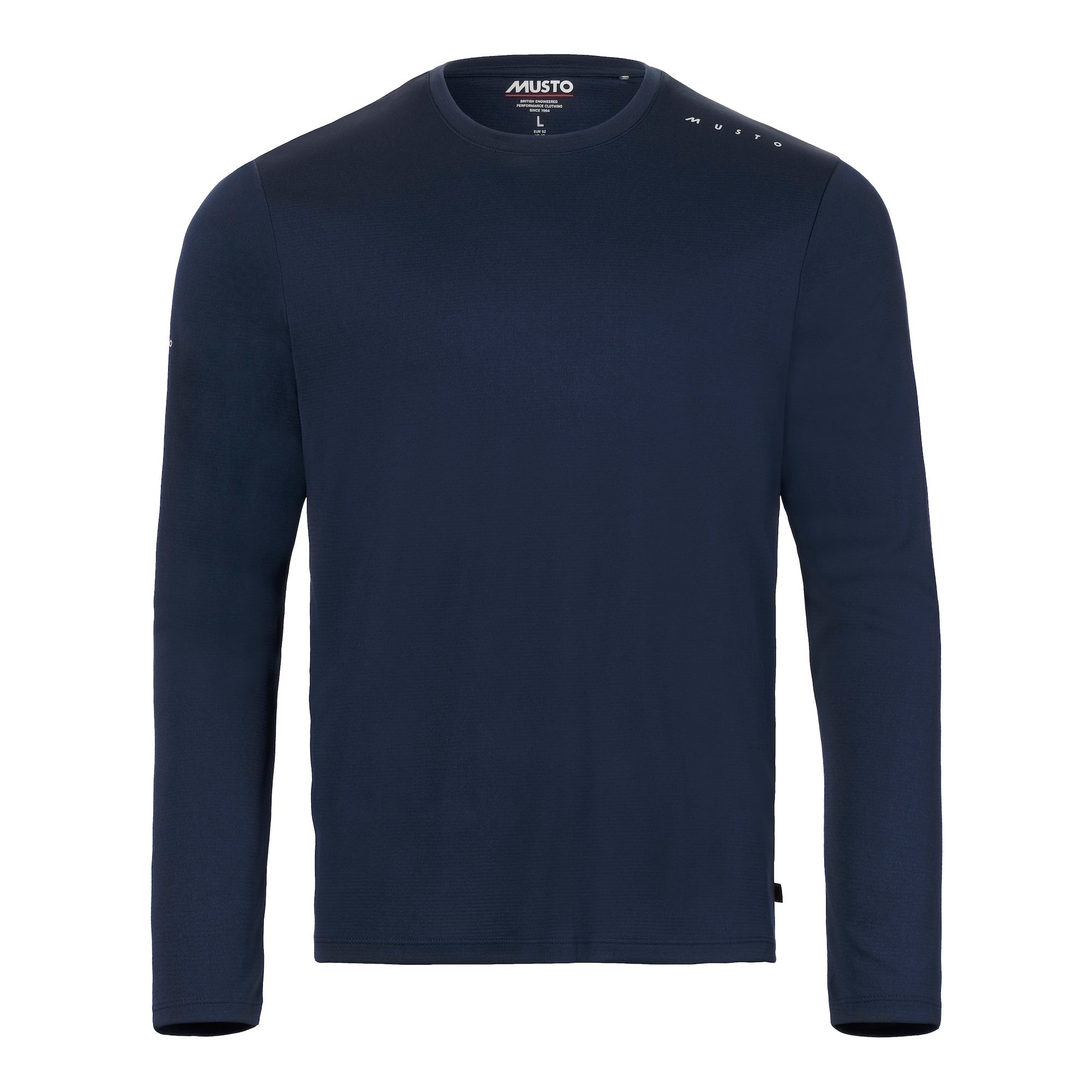 MUSTO Evo Sunblock Long Sleeve T-Shirt NAVY (Online only*) - Henry Bucks