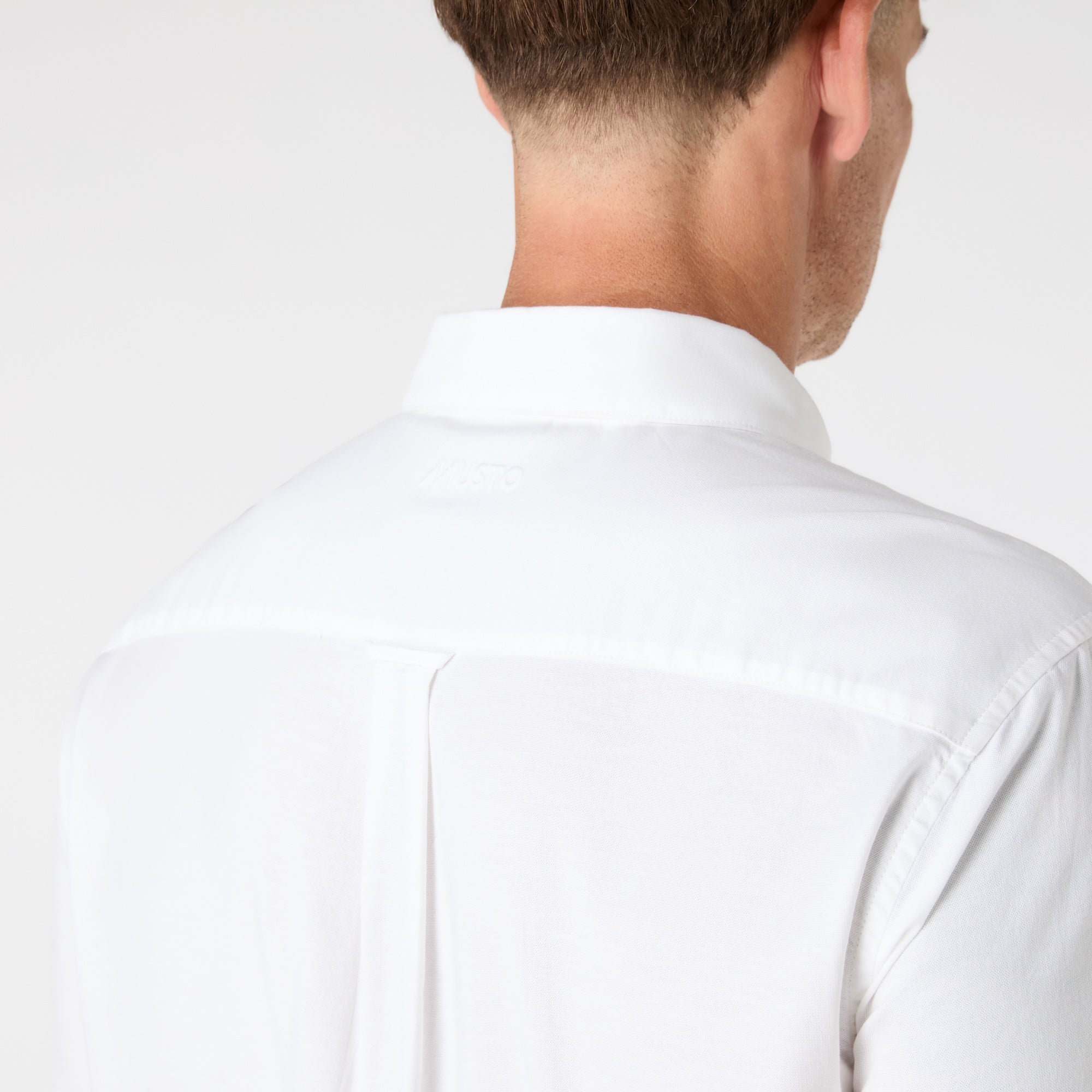 MUSTO Original Oxford Shirt WHITE (Online only*) - Henry Bucks