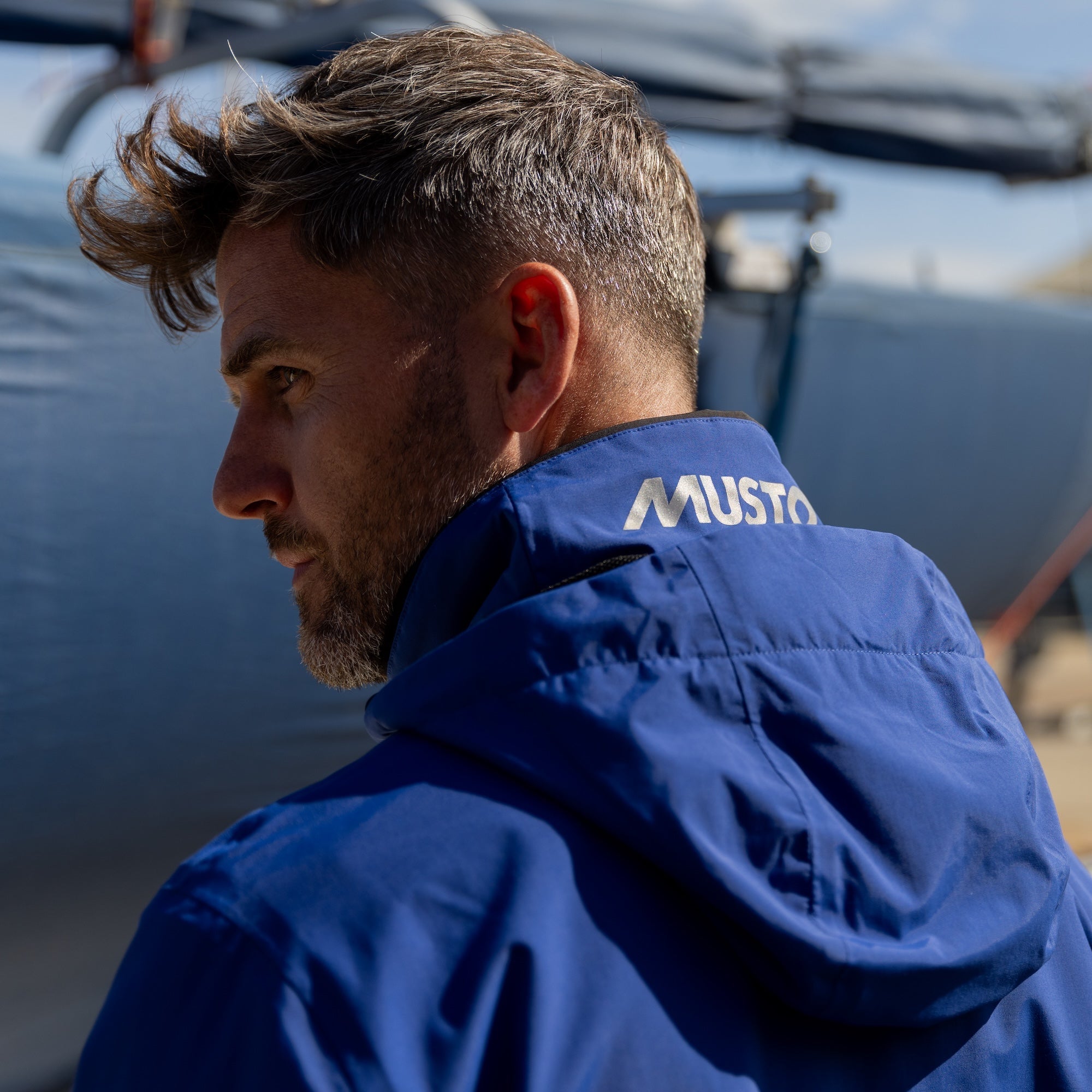 MUSTO Sardinia Sailing Jacket BLUE (Online only*) - Henry Bucks