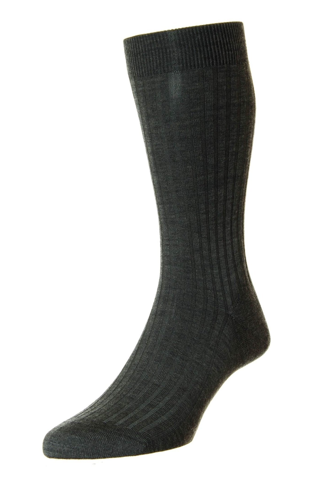 PANTHERELLA Wool Blend Socks DARK GREY - Henry BucksSocks1700501 - DGRY - MED
