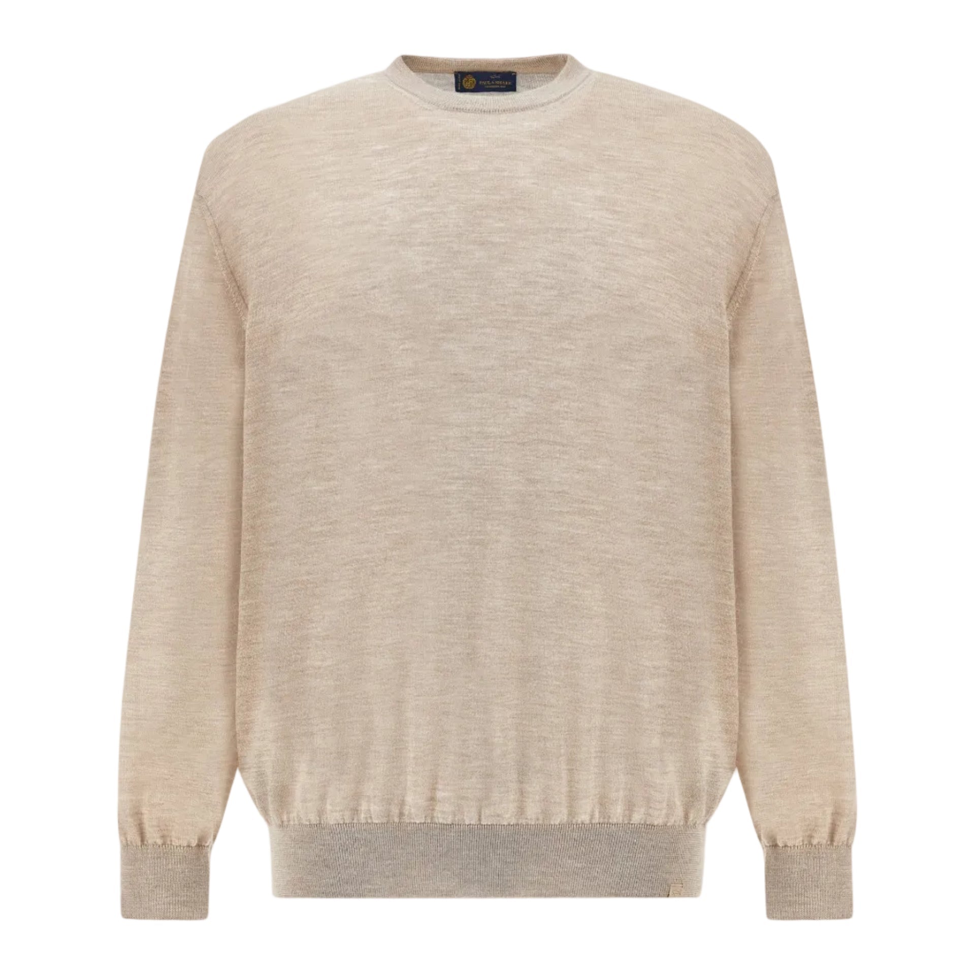 PAUL & SHARK Cashmere Silk Blend Crewneck Jumper BEIGE - Henry Bucks