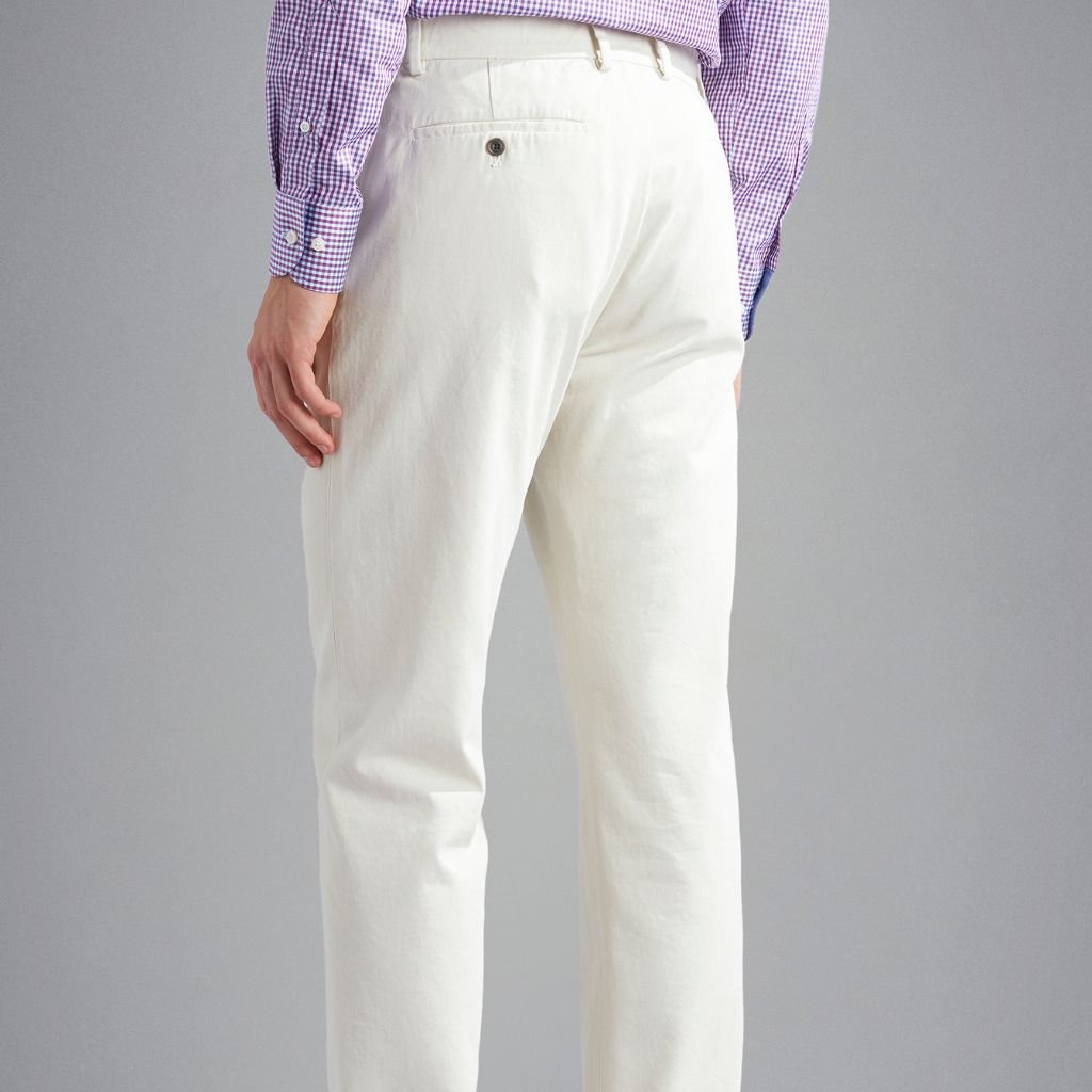 PAUL & SHARK Cotton & Cashmere Chinos STONE REG - Henry Bucks