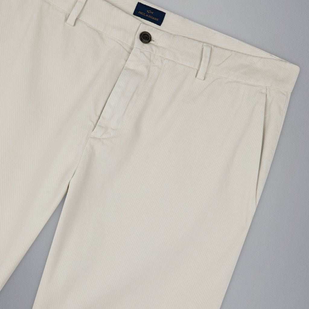 PAUL & SHARK Cotton & Cashmere Chinos STONE REG - Henry Bucks