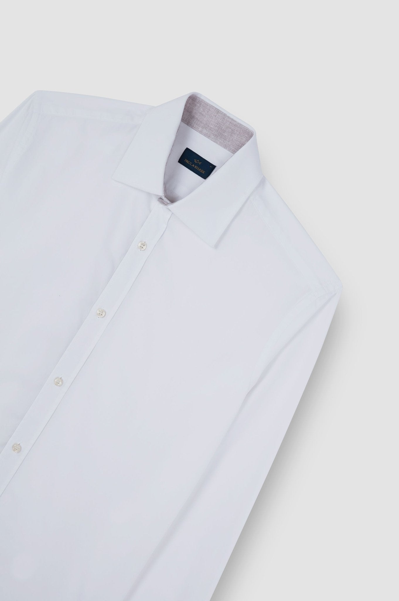 PAUL & SHARK Cotton Poplin Shirt WHITE - Henry Bucks