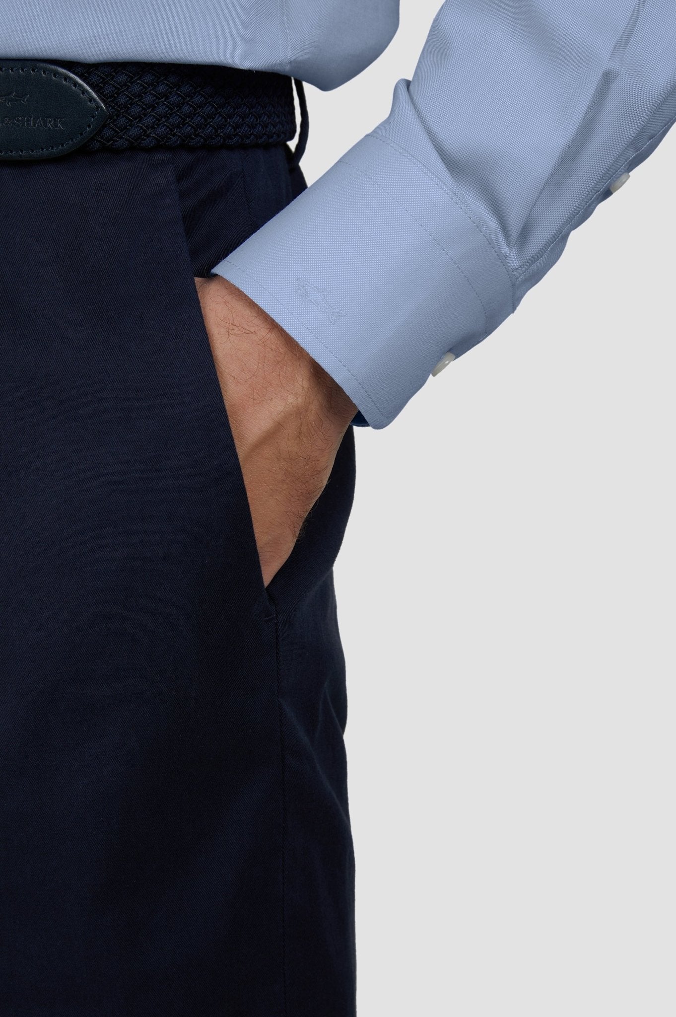 PAUL & SHARK Cotton Shirt LIGHT BLUE - Henry Bucks
