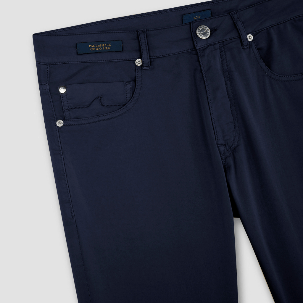 PAUL & SHARK Cotton Stretch Chino NAVY REG - Henry Bucks