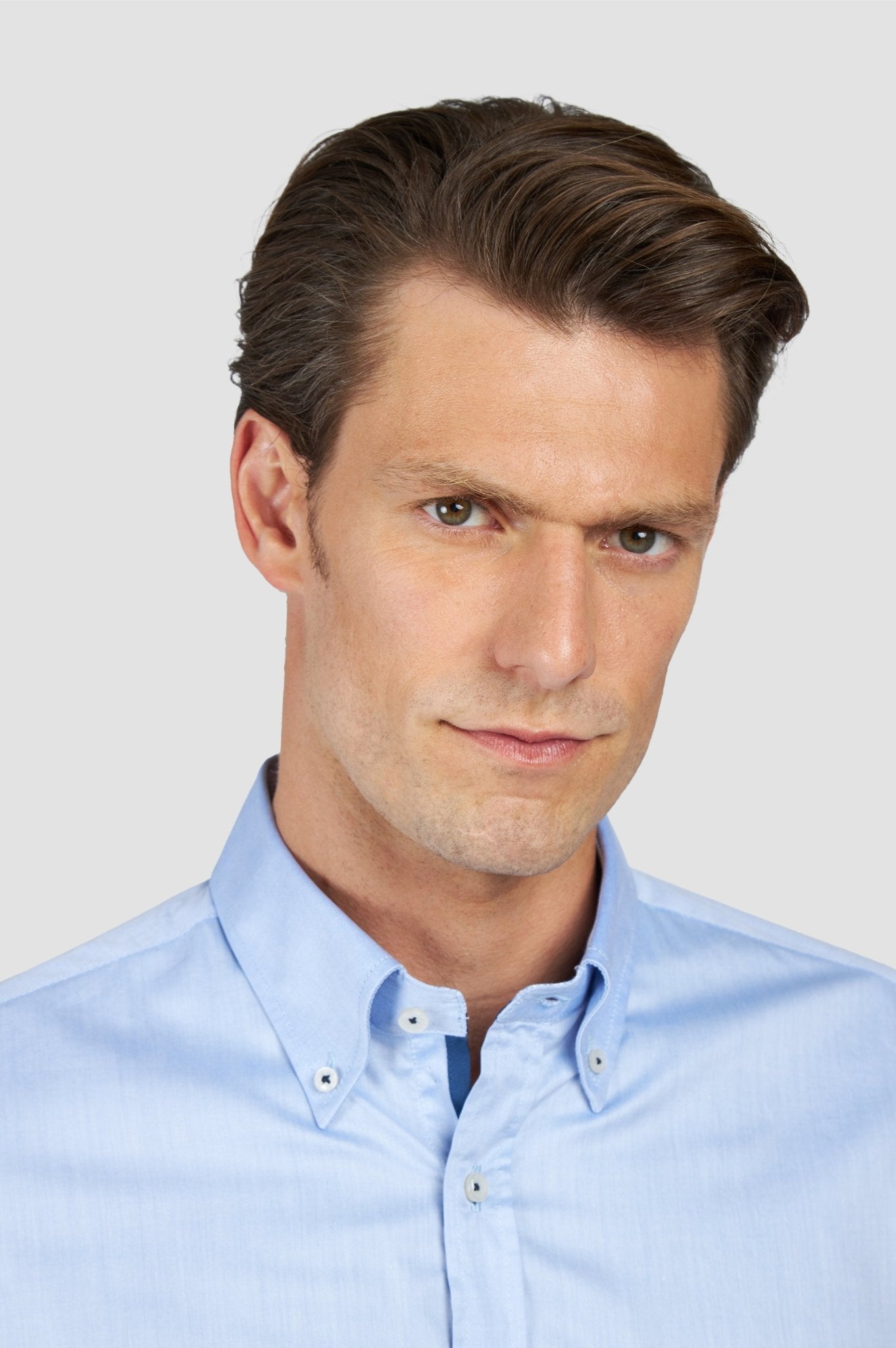 PAUL & SHARK Cotton Twill Shirt LIGHT BLUE - Henry Bucks