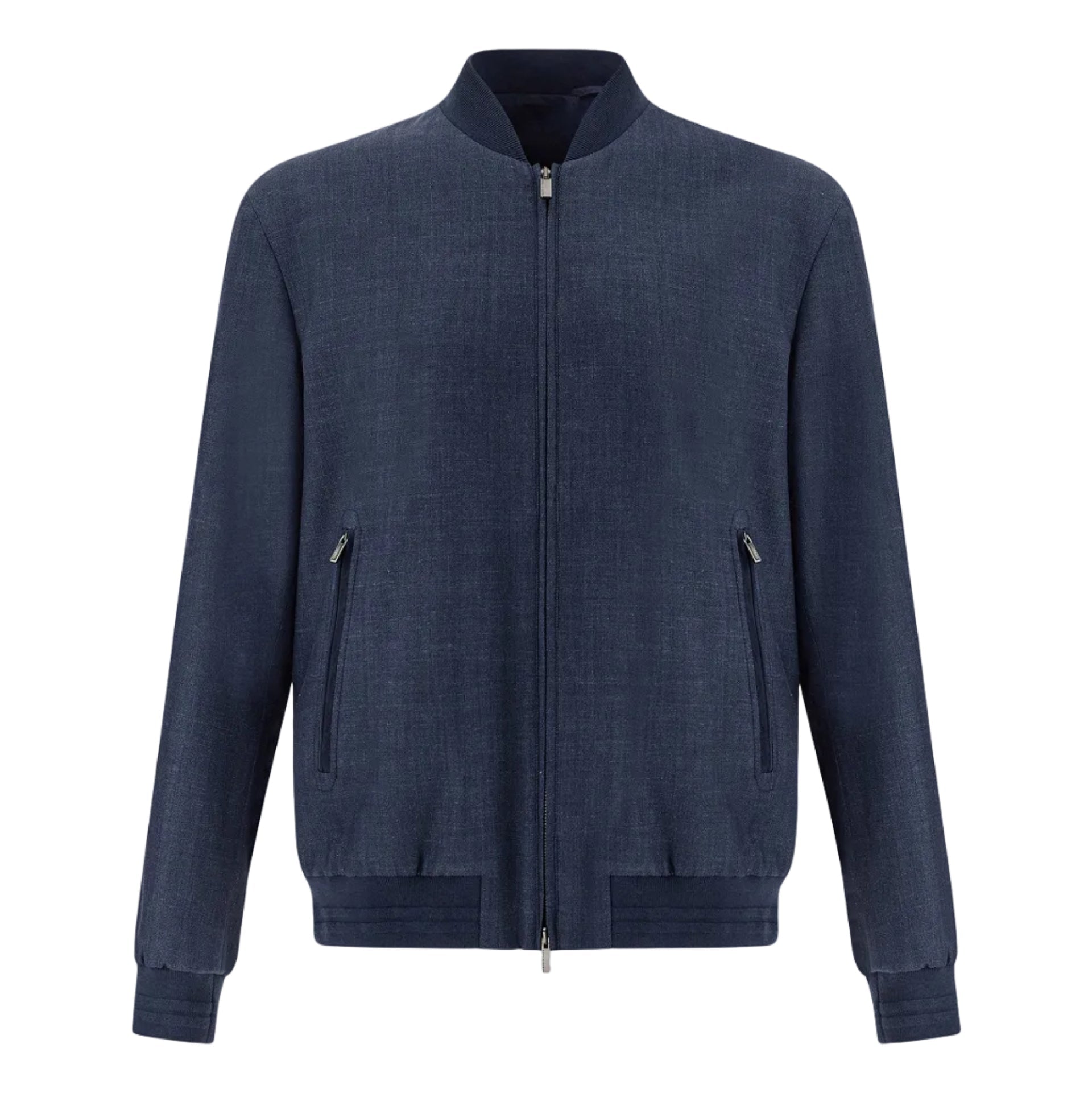 PAUL & SHARK Loro Piana Jersely® Bomber Jacket NAVY - Henry Bucks