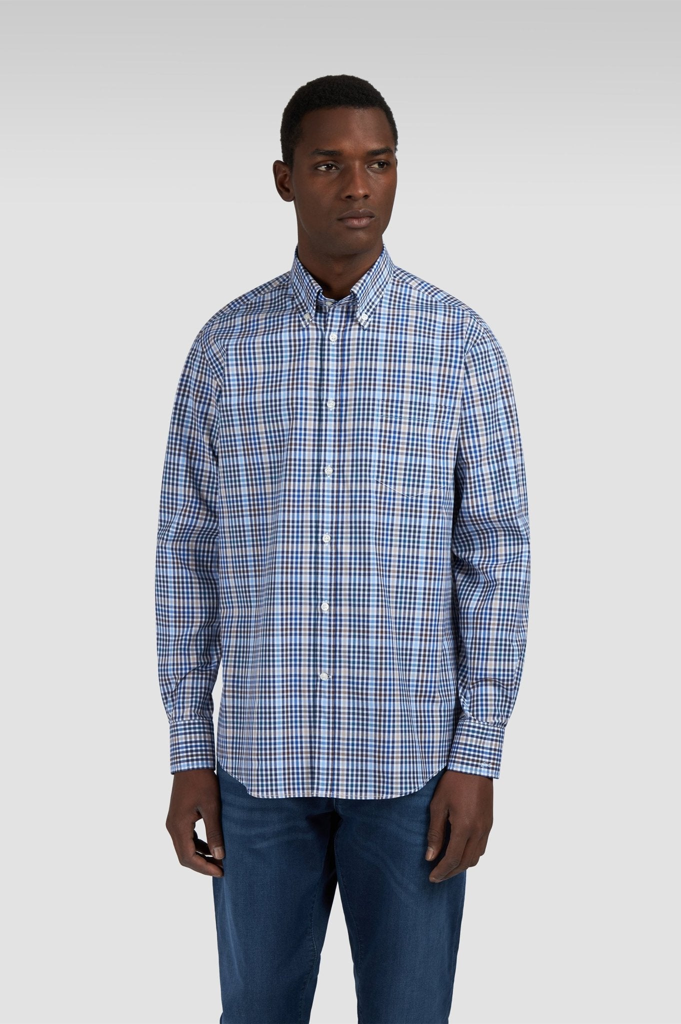 PAUL & SHARK Soft Cotton Poplin Shirt MULTI - Henry Bucks
