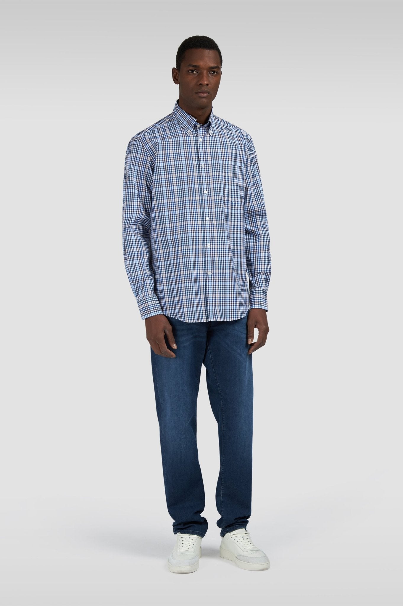 PAUL & SHARK Soft Cotton Poplin Shirt MULTI - Henry Bucks