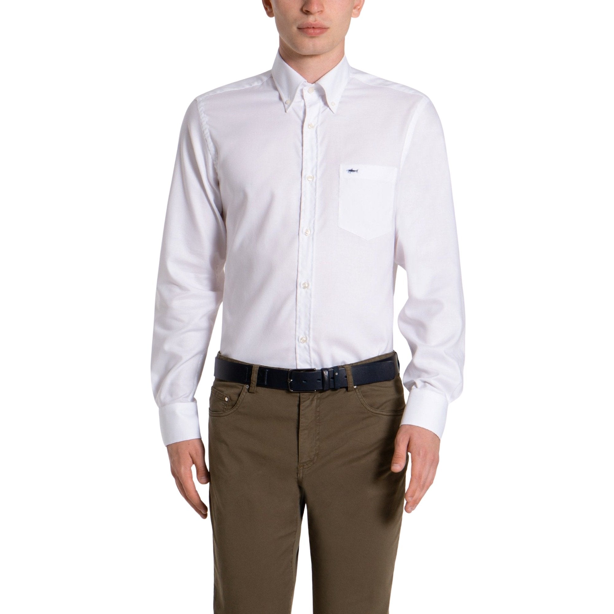 PAUL&SHARK Classic Oxford Shirt - Henry BucksShirts38COP3000 - WHTE - 38