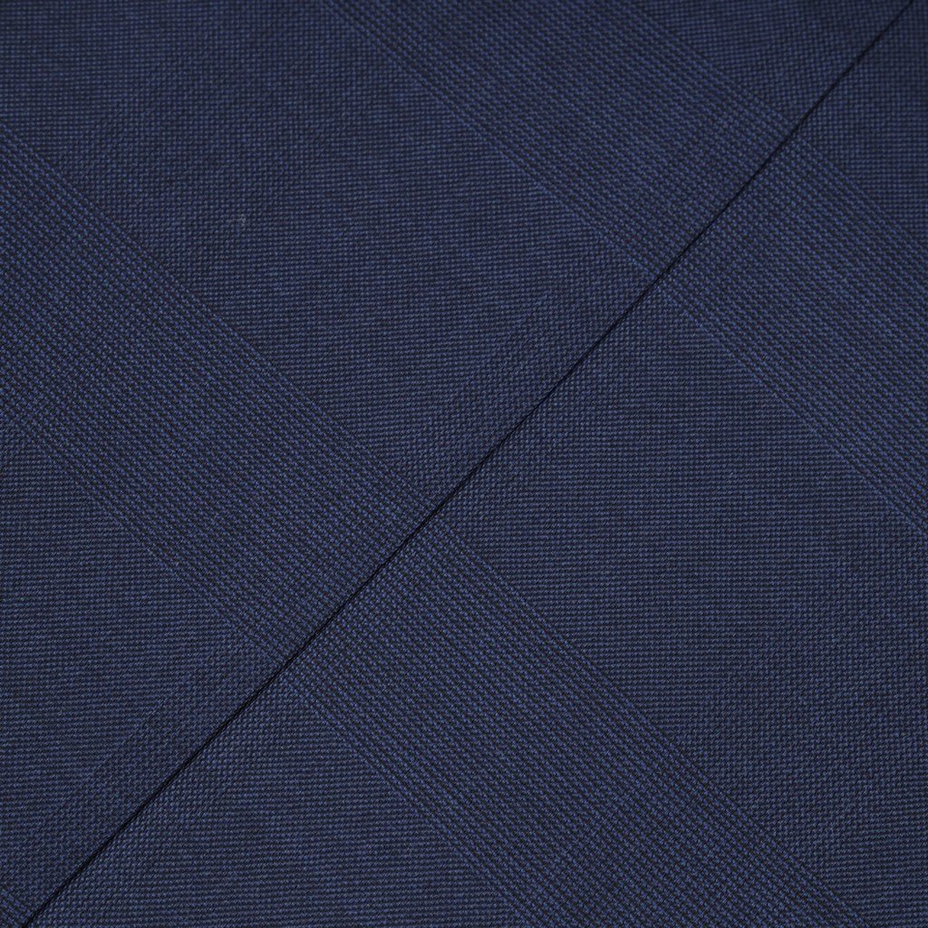 SARTORIAL EDGE VBC S150's Wool Slim Fit Suit MID NAVY - Henry Bucks