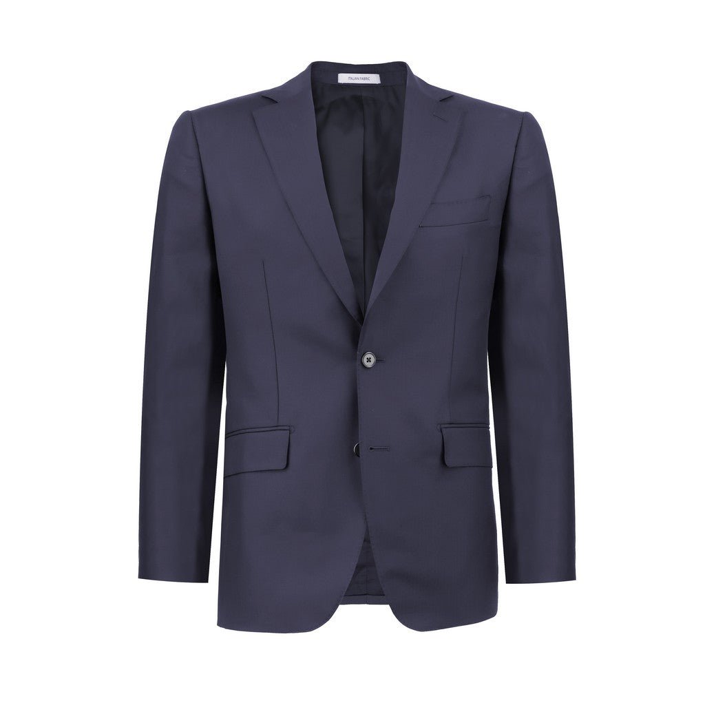 SARTORIAL EDGE Wool Suit NAVY - Henry Bucks