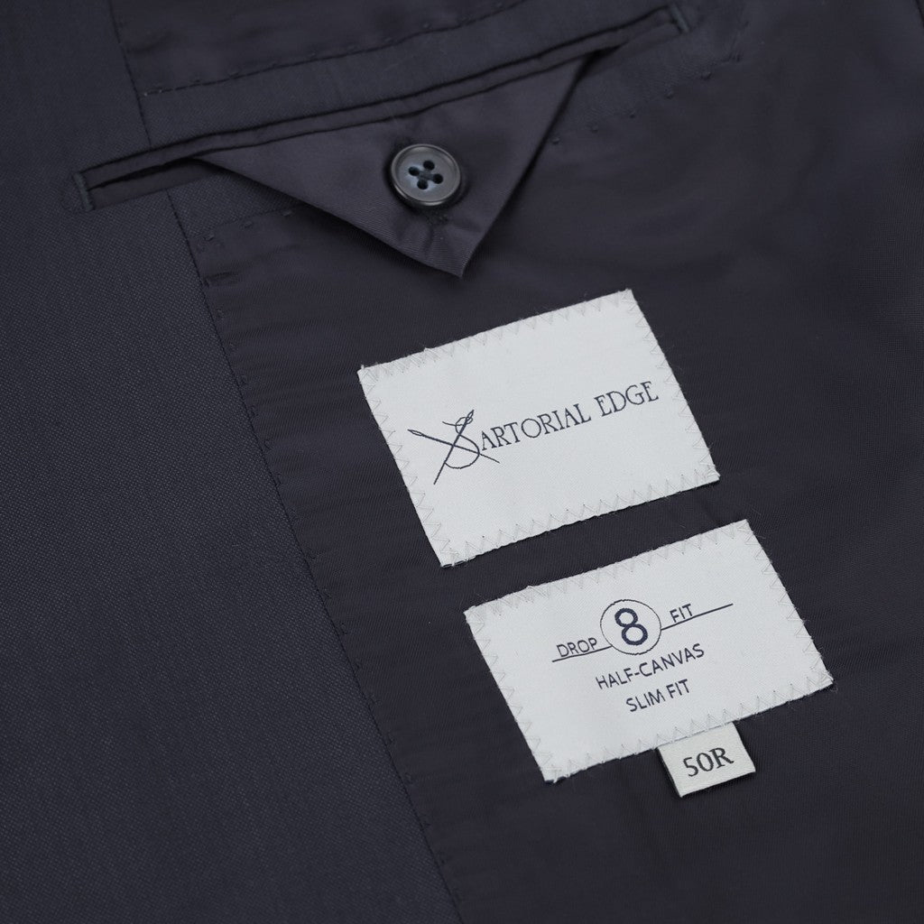 SARTORIAL EDGE WOOL SUIT NAVY - Henry Bucks
